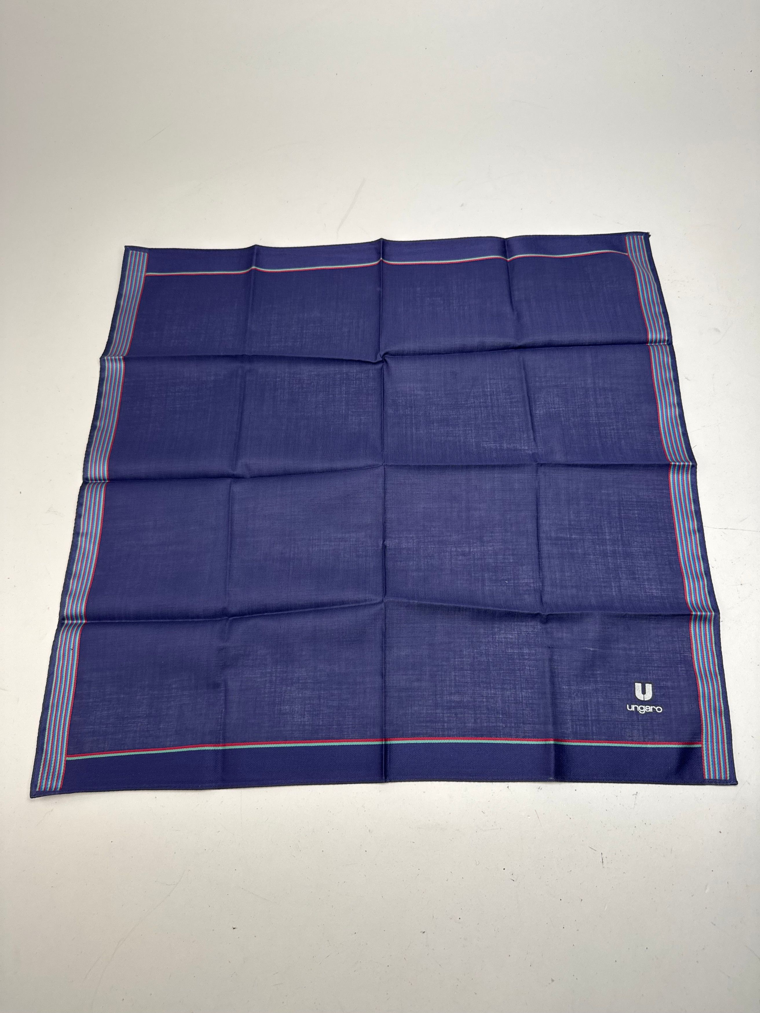 Other Vintage Ungaro Scarf navy Size ONE SIZE - 1 Thumbnail