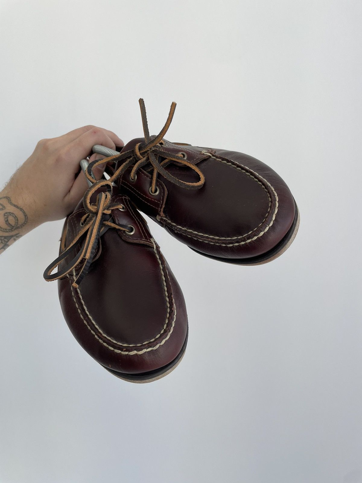 Leather Timberland Classic Boat Leather Shoes Size US 10.5 / EU 43-44 - 5 Thumbnail