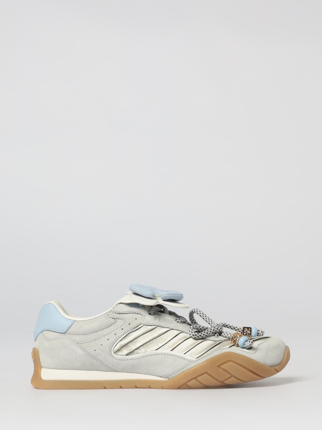 Fendi Fendi Sneakers Woman Grey Size US 11 / IT 41 - 1 Thumbnail