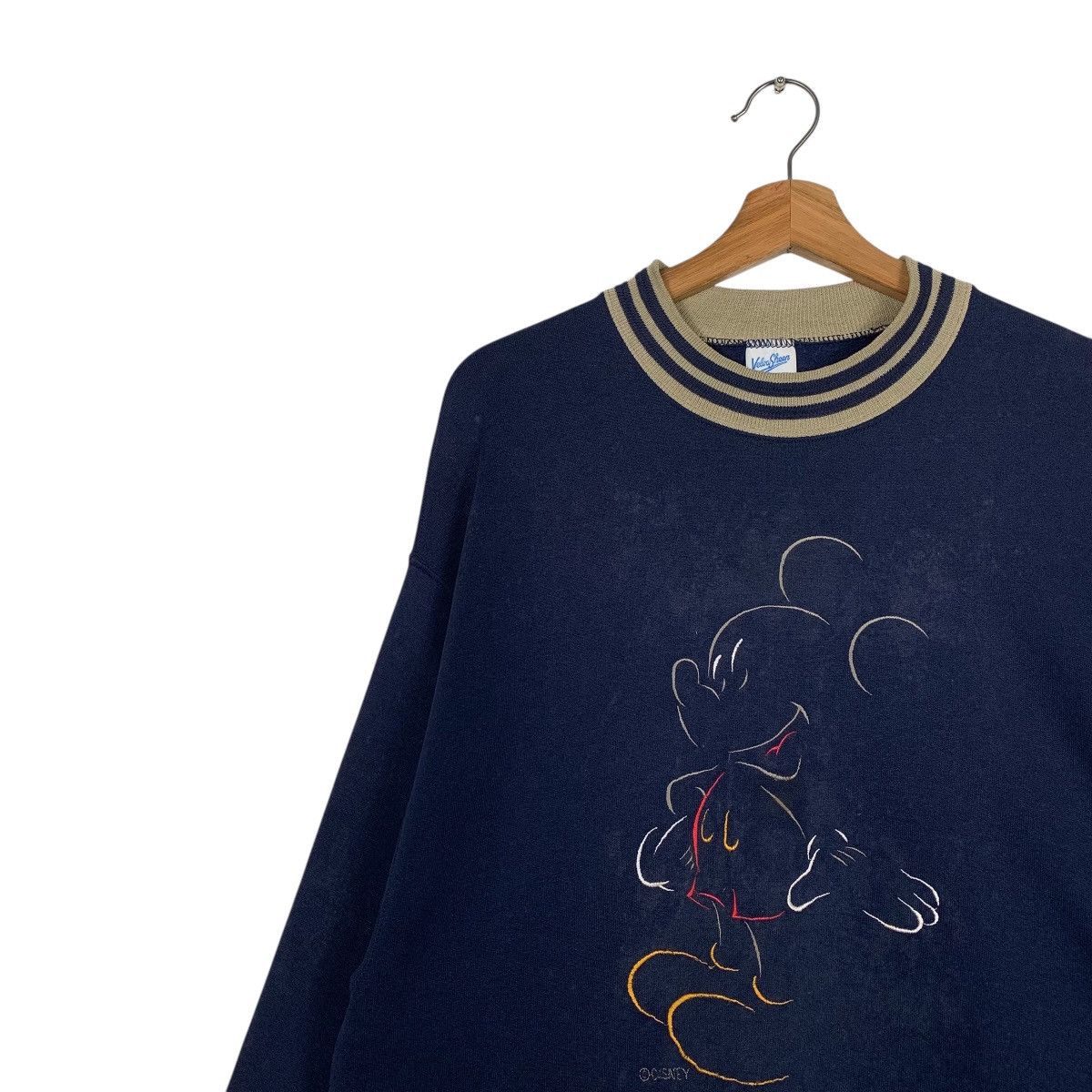 Mickey Mouse Vintage 90s Disney Mickey Mouse Big Logo Sweatshirt Size US L / EU 52-54 / 3 - 6 Thumbnail