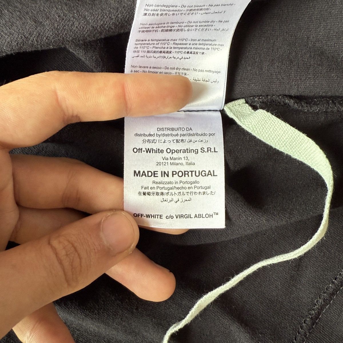 Off-White Off-White embroided grass logo baggy tee size XL Size US XL / EU 56 / 4 - 6 Thumbnail