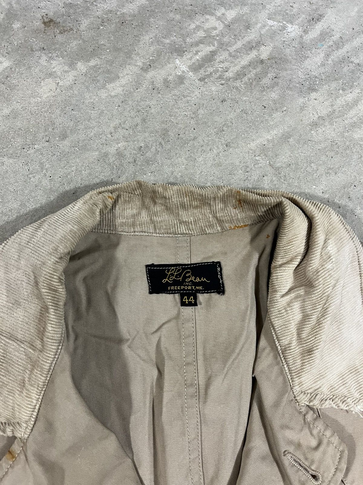 L.L. Bean Vintage 50s LL Bean Hunting Jacket Khaki Beige Size US L / EU 52-54 / 3 - 3 Thumbnail