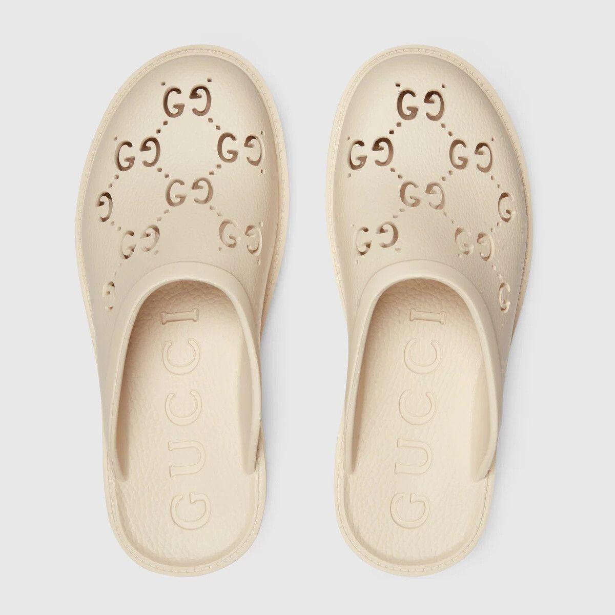 Gucci o1loc1c0625 Slip-On Sandals in Sea Salt Size US 9.5 / EU 42-43 - 3 Thumbnail