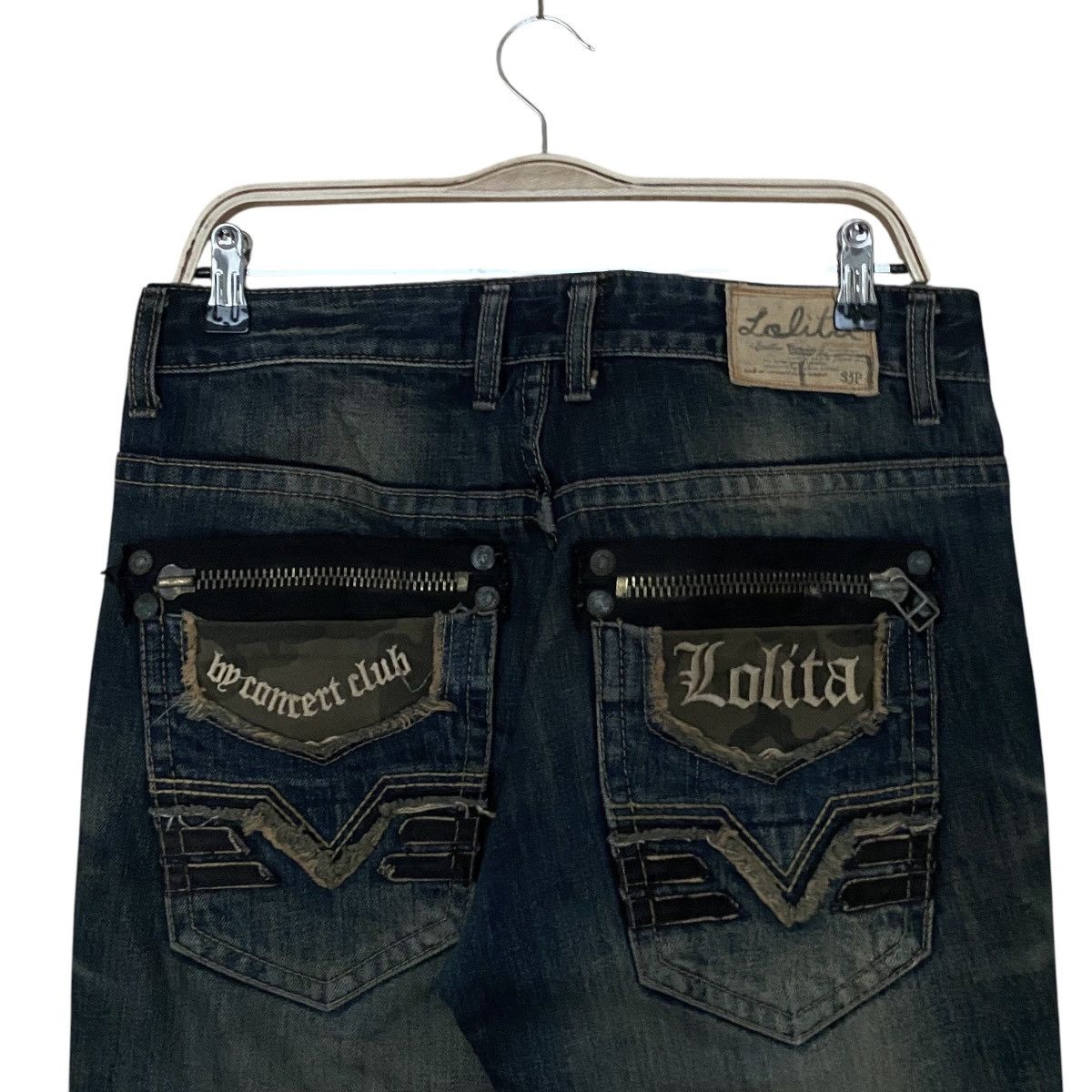 14th Addiction × Japanese Brand × Vintage Vintage Japanese Brand Lolita Waxed Jeans 2000s Size US 30 / EU 46 - 4 Thumbnail
