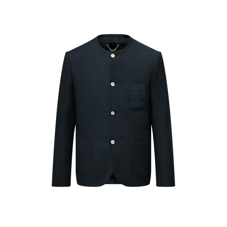 Louis Vuitton Chic Collarless Jacket Size US L / EU 52-54 / 3 - 1 Thumbnail
