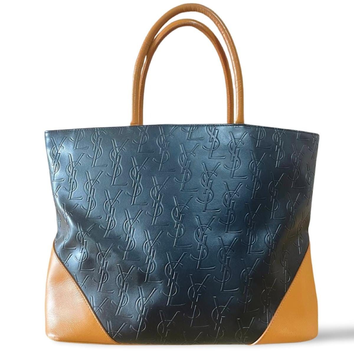 Yves Saint Laurent Vintage Yves Saint Laurent YSL logo embossed tote bag Size ONE SIZE - 3 Thumbnail