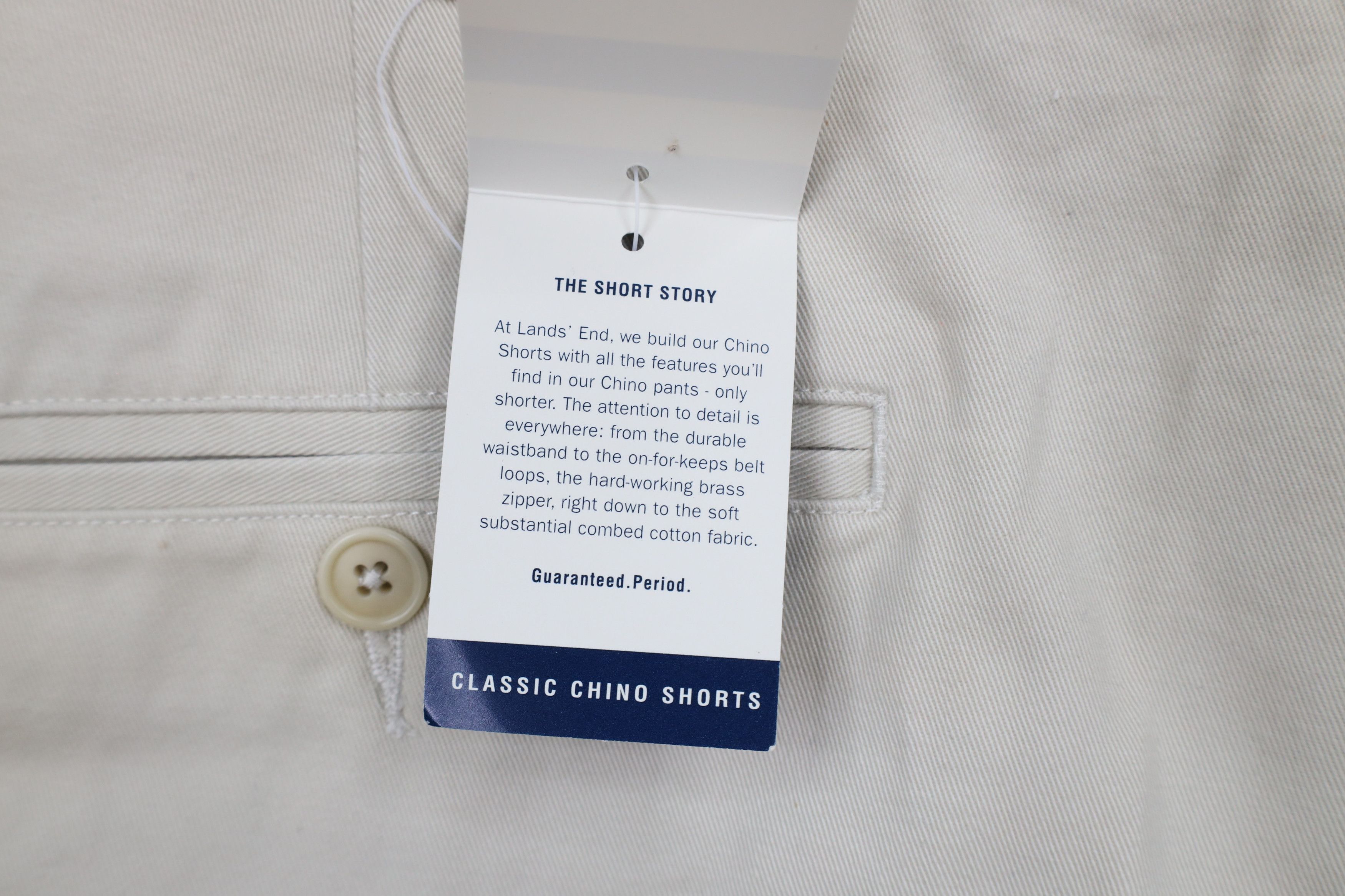 Lands' End × Vintage Deadstock Vintage Lands End Above Knee Chino Shorts Cotton Size US 34 / EU 50 - 12 Thumbnail