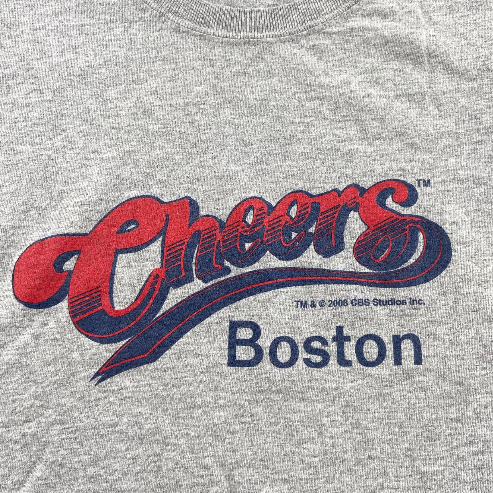 Hanes VINTAGE Cheers Bar TV Show Shirt Crew Neck Long Sleeve Adult XL Gray Hanes CBS Studios Boston T-Shirt 2000s Mens Size US XL / EU 56 / 4 - 4 Thumbnail