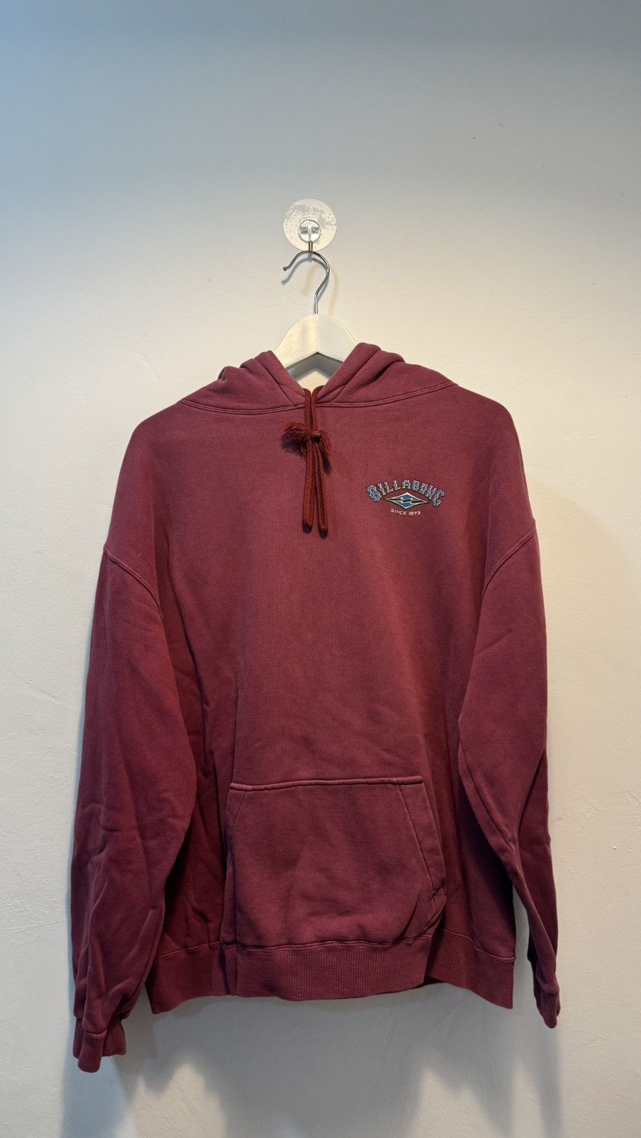 Billabong Vintage Billabong Maroon Hoodies Size US L / EU 52-54 / 3 - 7 Thumbnail