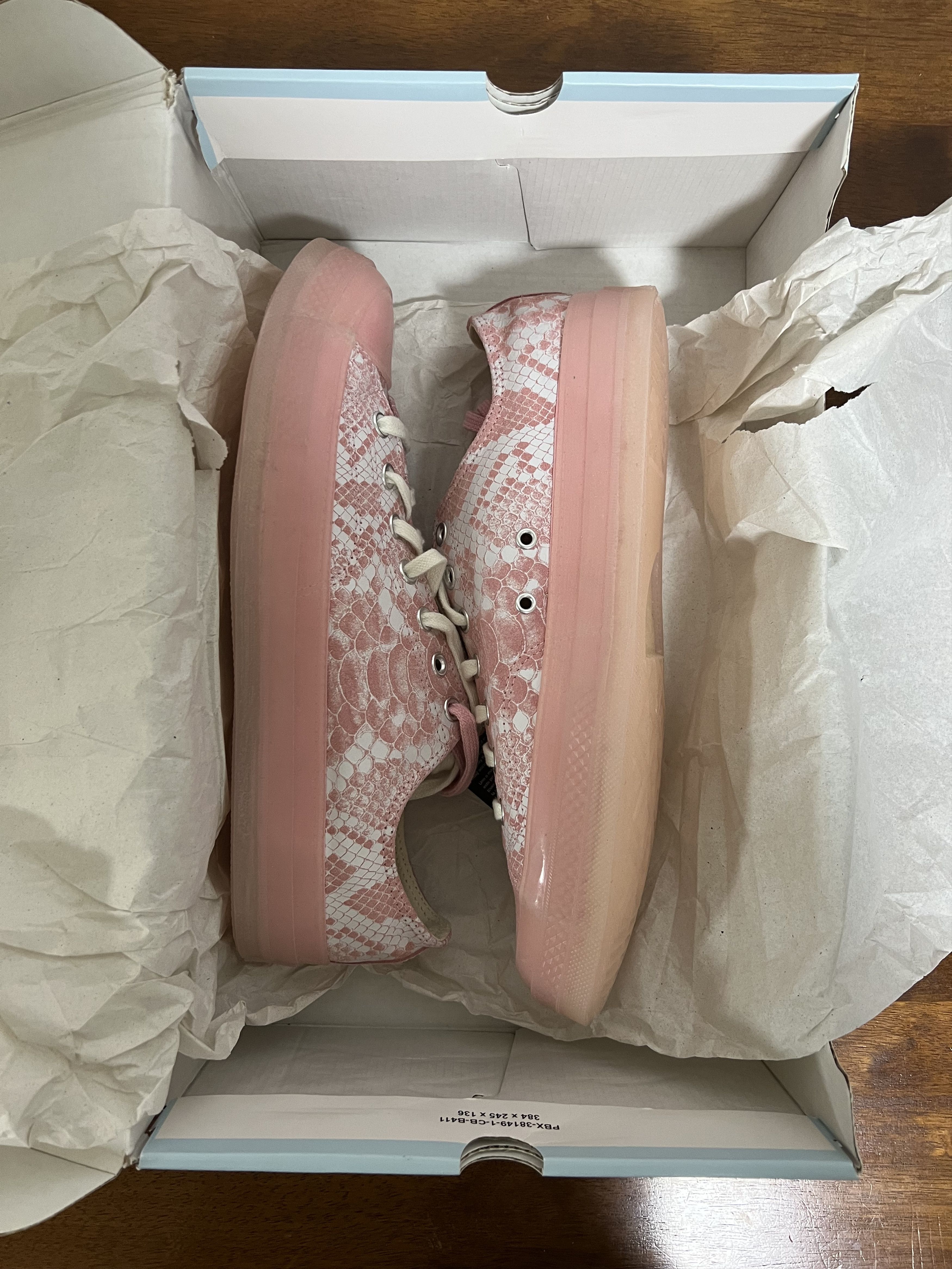 Converse 💚 2022 Golf Wang x Converse "Pink Python" Chuck 70 OX NEW Size US 11 / EU 44 - 15 Thumbnail