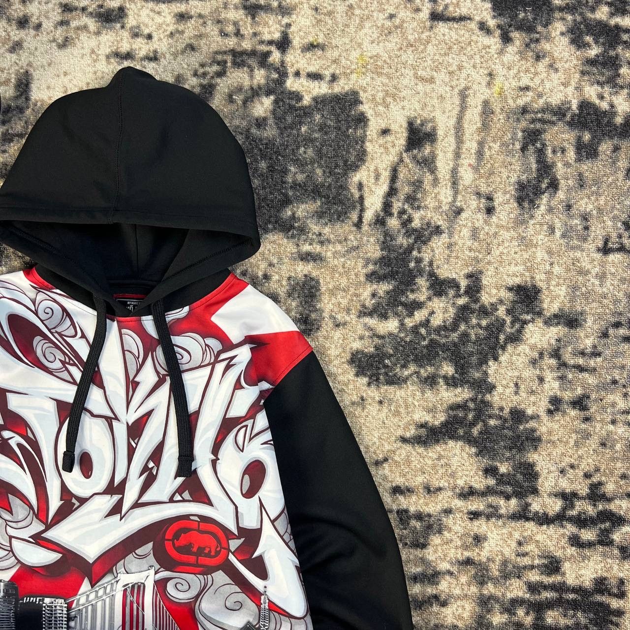 Ecko Unltd. Ecko Unltd Allover Print Vintage Y2K Hoodie Streetwear Style Size US L / EU 52-54 / 3 - 3 Thumbnail