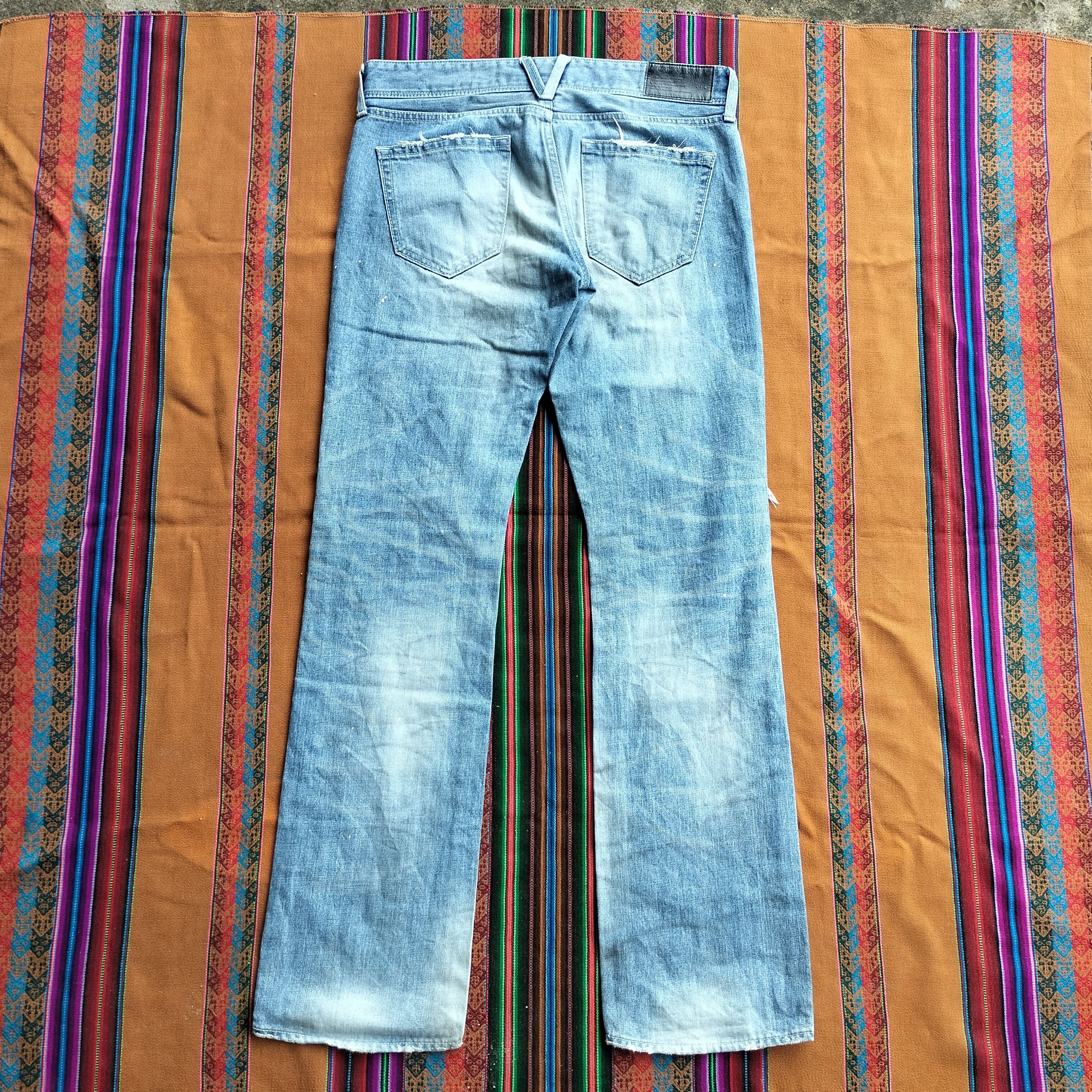 Vanquish Vanquish x Murder License distressed flare denim Size US 33 - 2 Thumbnail