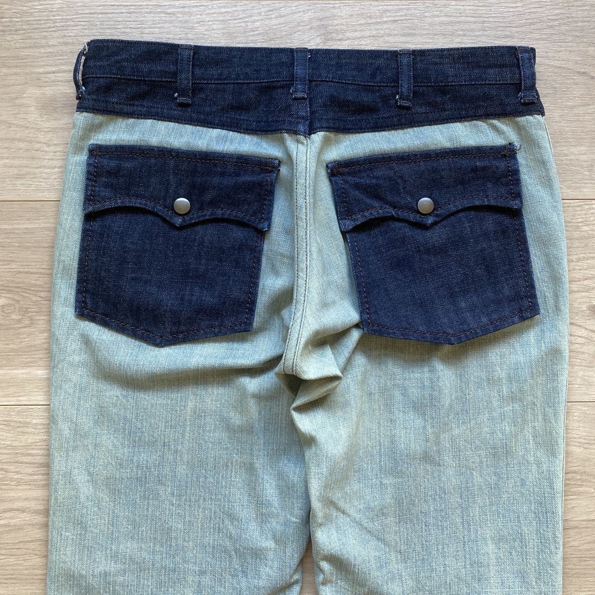 Number (N)ine A/W 2002 Number (N)ine Patch Denim Jeans Size US 32 / EU 48 - 5 Thumbnail
