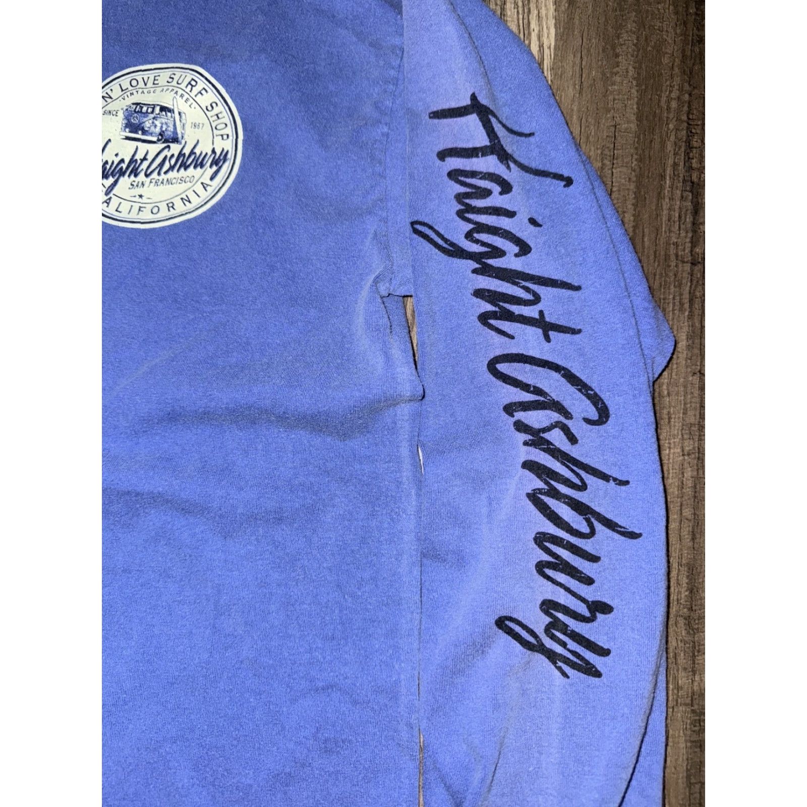 Vintage VINTAGE California Surfer Long Sleeve Shirt Blue L Mens 20x27 USA California Surf Shirt Size US L / EU 52-54 / 3 - 2 Thumbnail