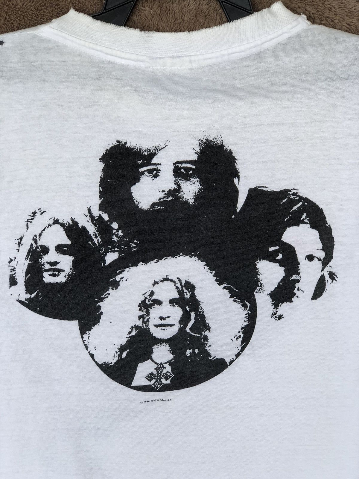 Led Zeppelin Vintage 90s LED ZEPPELIN 🔥 Distressed Tee Size US L / EU 52-54 / 3 - 7 Thumbnail