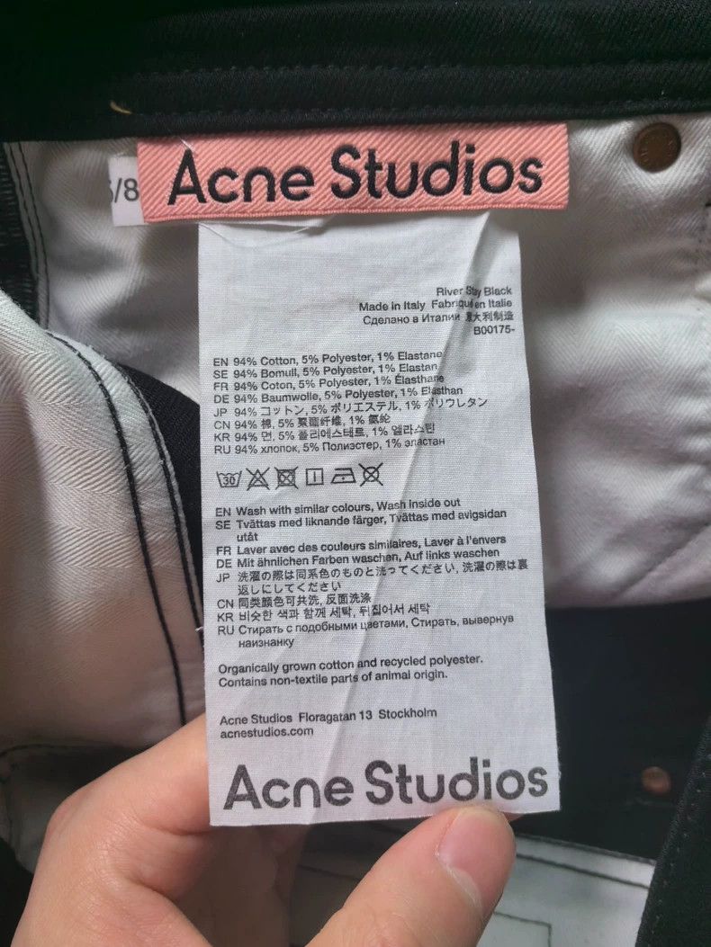 Acne Studios acne studios black jeans 2504-Nextarrow Size US 30 / EU 46 - 8 Thumbnail