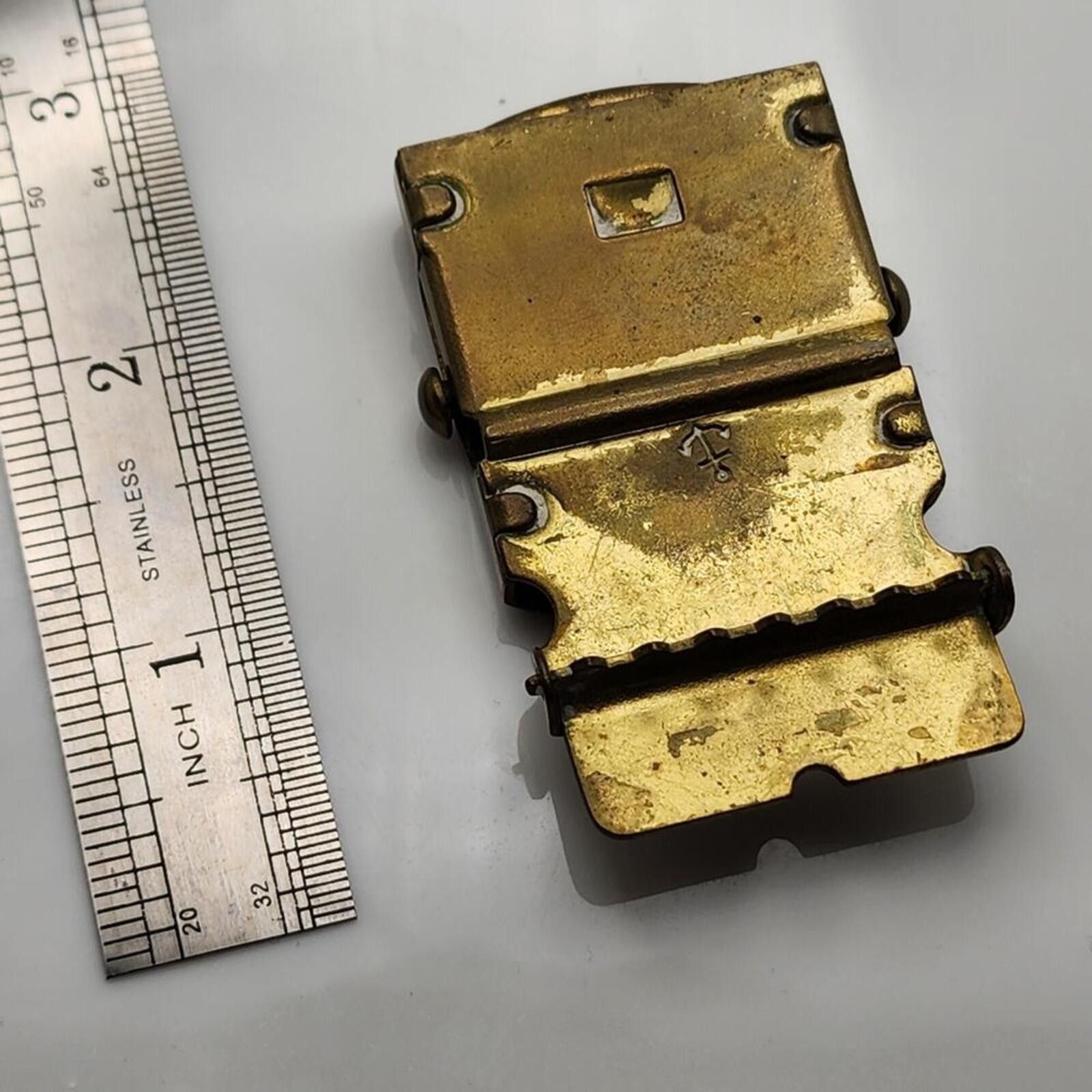 Antique Rivet Antique Brass Buckle Size ONE SIZE - 3 Thumbnail