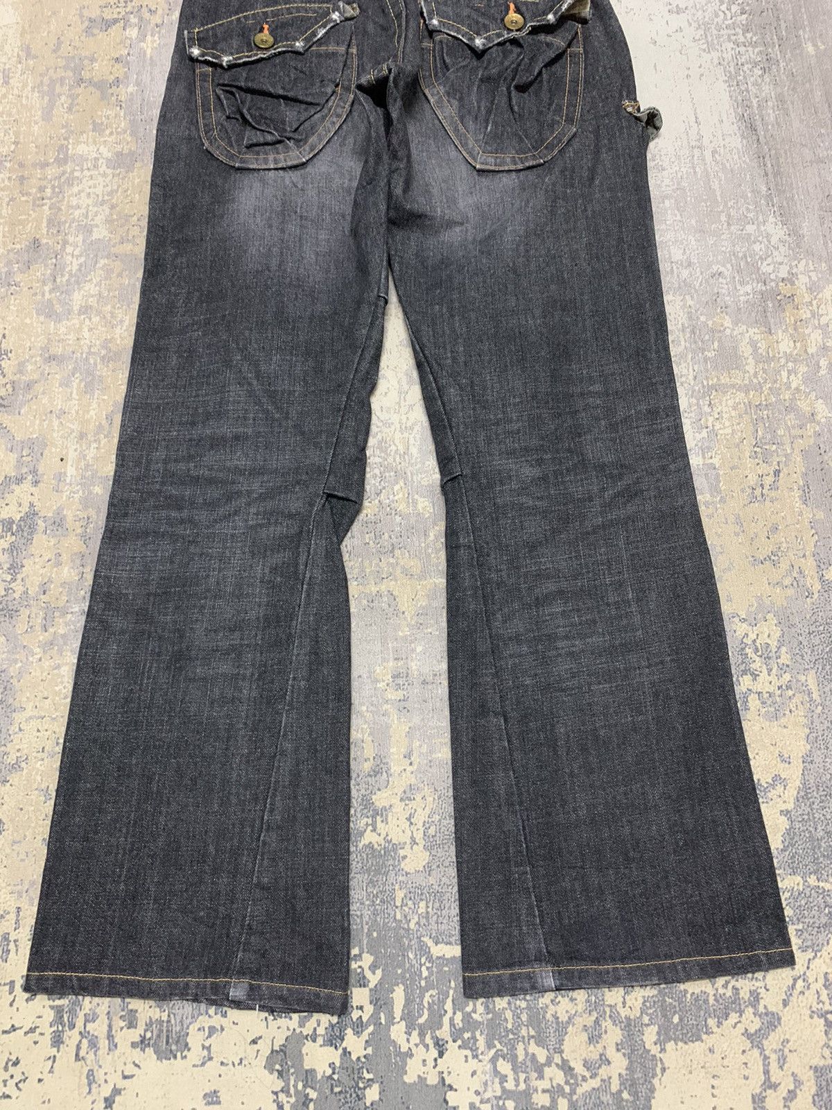 Edwin Edwin 505 ifsixwasnine Style Cargo Flared Jeans W31x30 Size US 31 - 12 Thumbnail