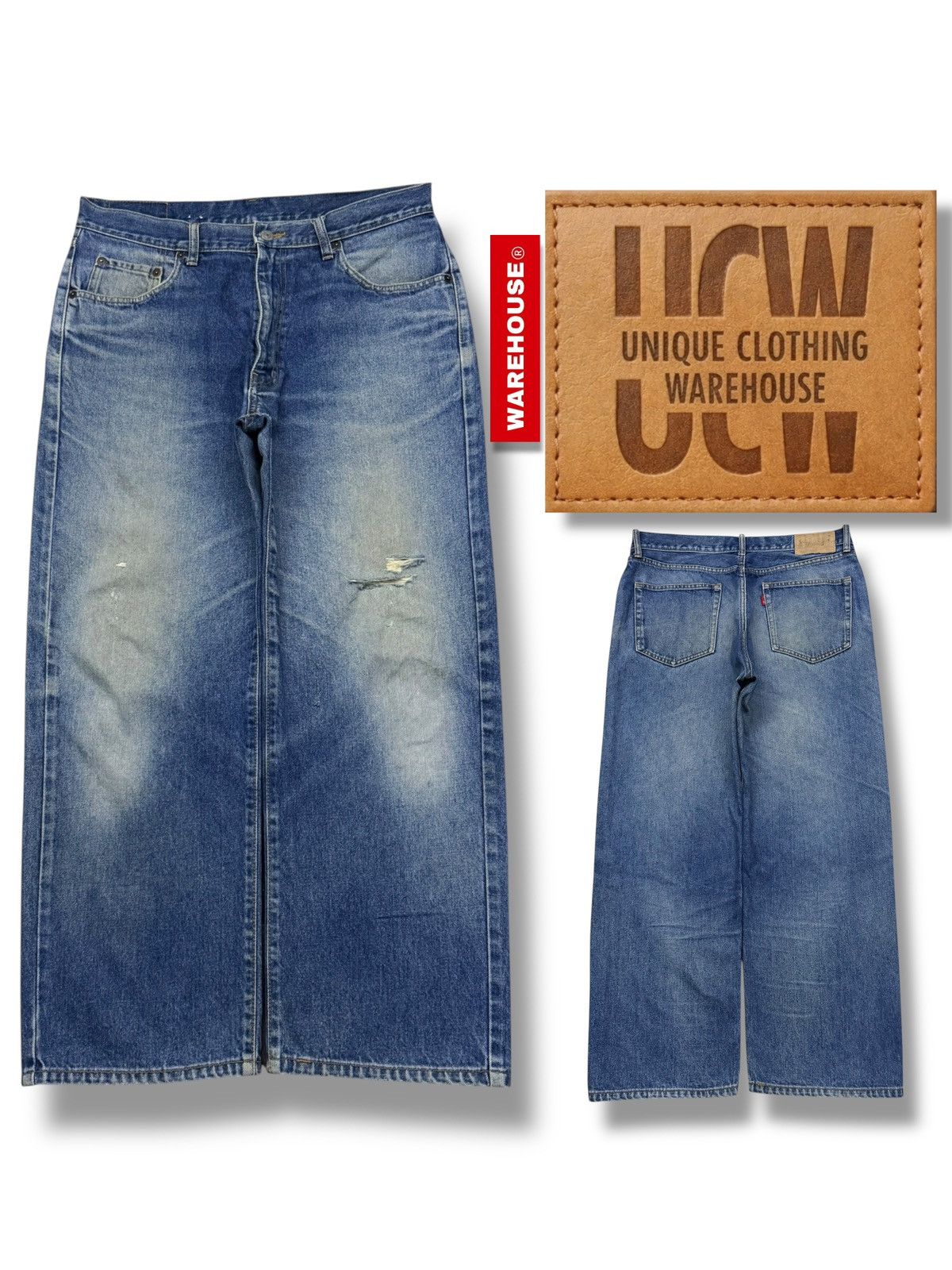 Warehouse Vintage 90s UCW Unique Clothing Warehouse Japanese Denim W33 Size US 33 - 1 Thumbnail