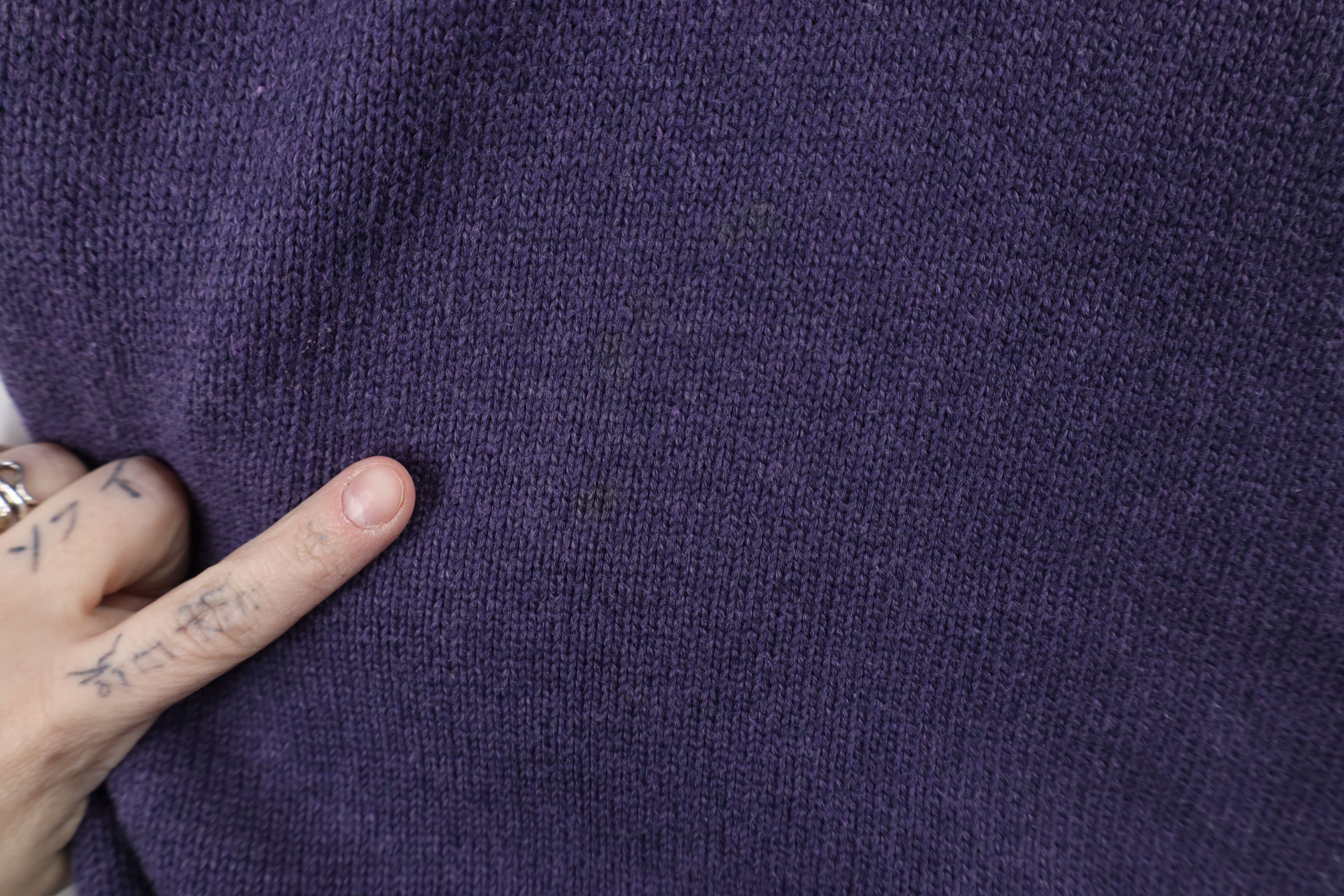 Ralph Lauren × Vintage Vintage 90s Ralph Lauren Half Zip Pullover Sweater Purple Size US XXL / EU 58 / 5 - 6 Thumbnail