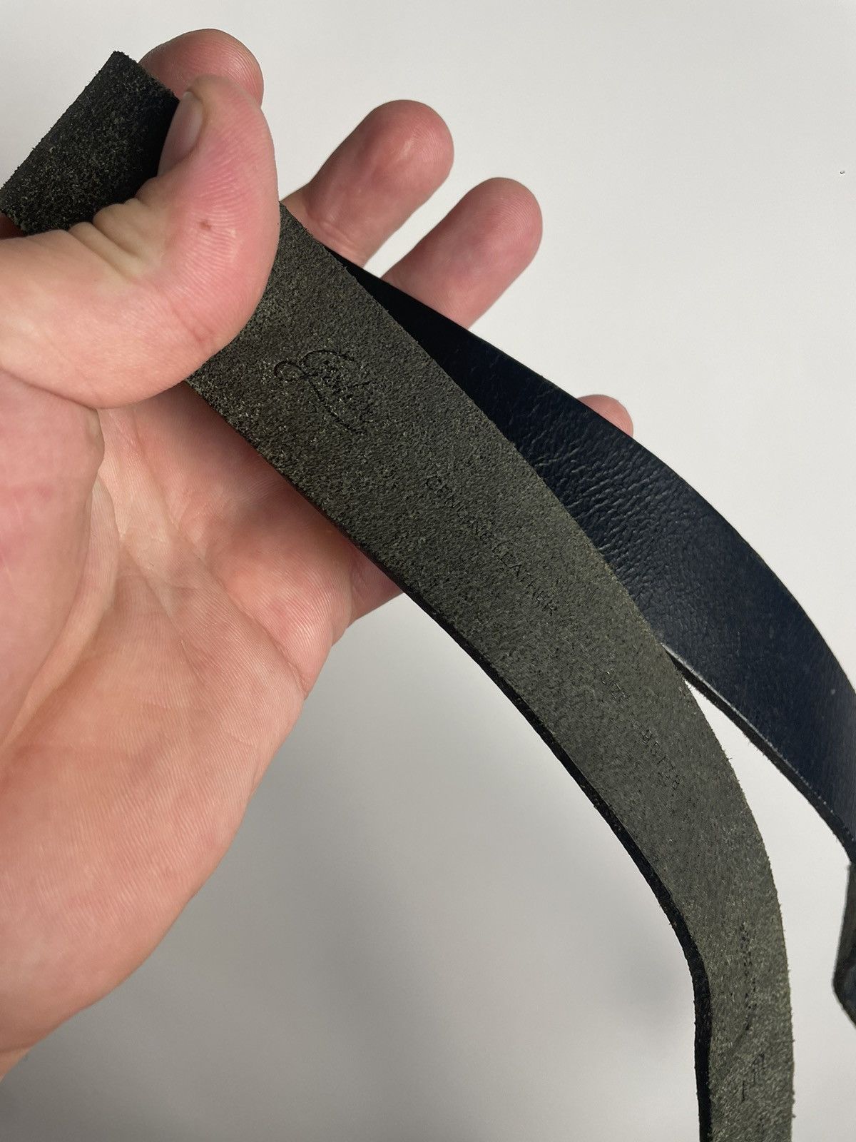 G-Star × Japanese Brand G Star RAW leather Belt Size ONE SIZE - 3 Thumbnail
