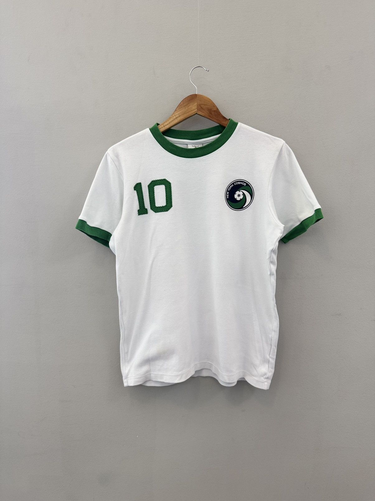 Umbro Umbro New York Cosmos Pele T Shirt Mens M White Short Sleev Size US S / EU 44-46 / 1 - 11 Thumbnail