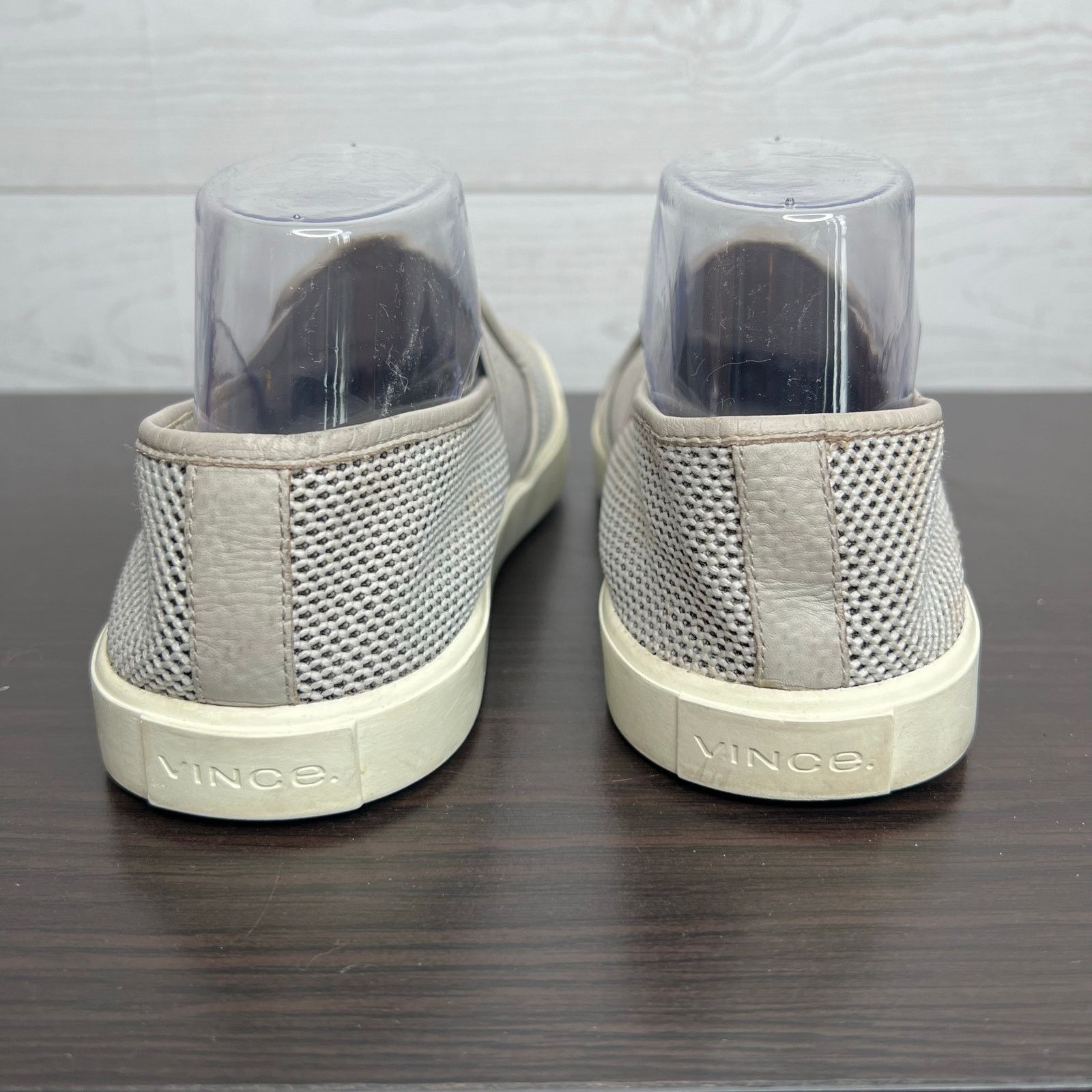 Vince Vince Blair gray leather perforated slip on sneakers Size 8 Size US 8 / IT 38 - 4 Thumbnail