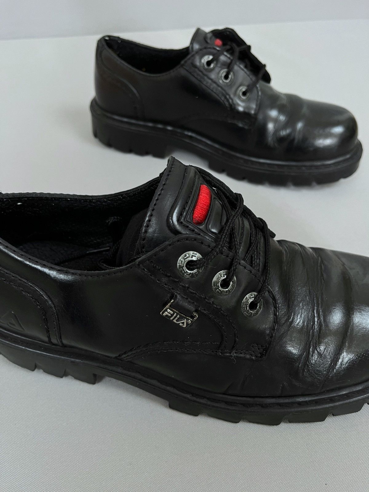 Fila 🔥Rare 90’s FILA Raver Punk Avant Garde Boots Size US 8.5 / EU 41-42 - 11 Thumbnail