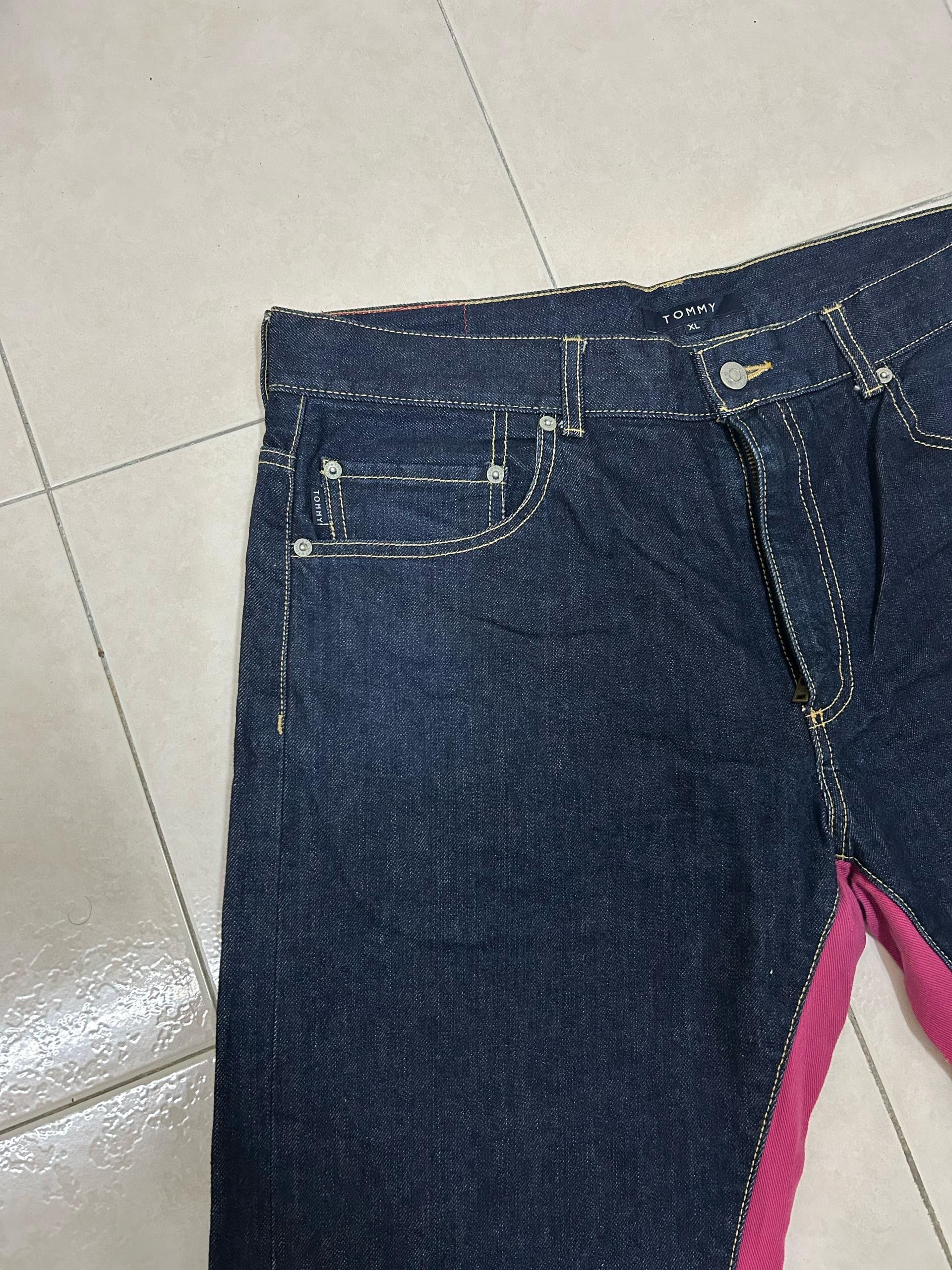 Tommy Hilfiger 💥Rare💥 Evisu Inspired Tommy N.Y.C Denim Size US 37 - 6 Thumbnail