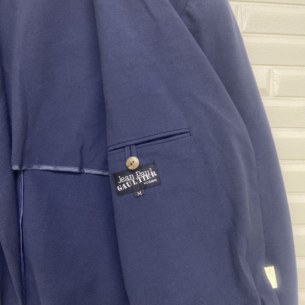 Designer × Jean Paul Gaultier Jean Paul Gaultier Homme Buckle Poliuretana Long Coat Size US M / EU 48-50 / 2 - 13 Thumbnail