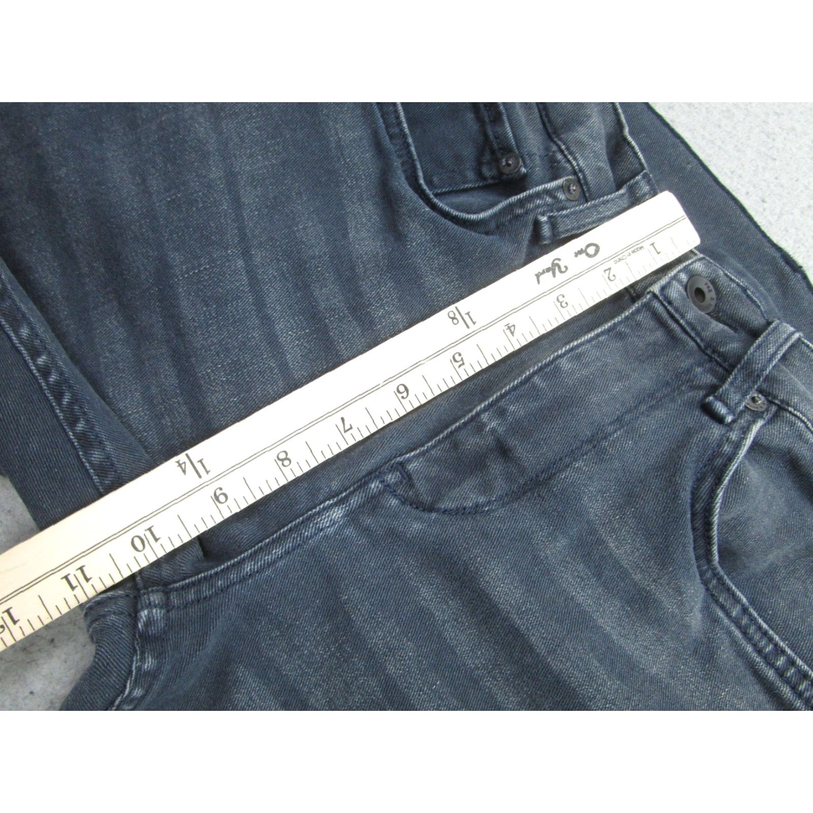 Rag & Bone rag & bone Jeans 30 Gray Fit 1 Skinny Stretch Denim Zip Fly rb Logo Men 30 in Inseam 30 in Waist Slim Leather? No. Size US 30 / EU 46 - 7 Thumbnail