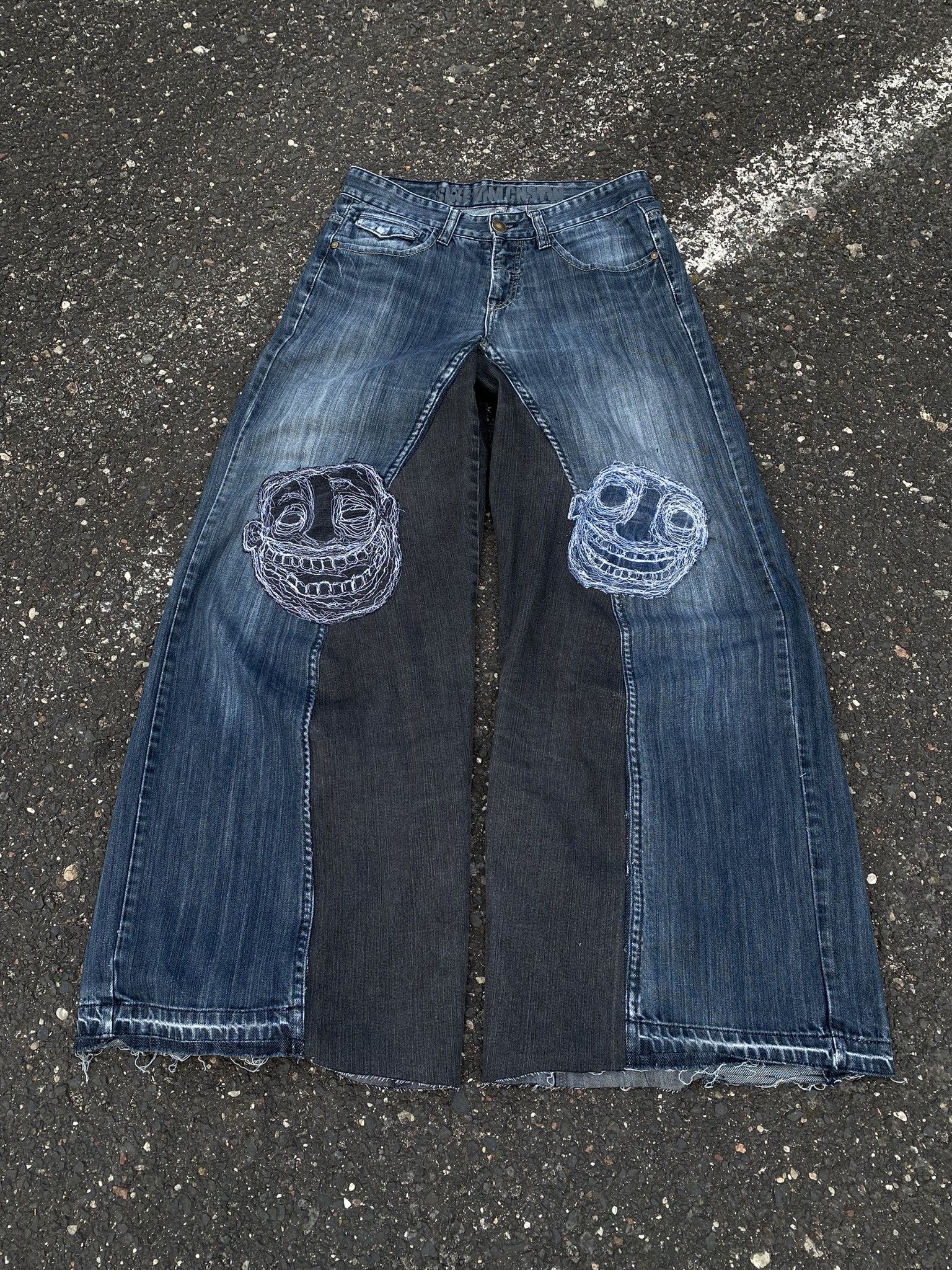 Kapital × Number (N)ine × Vintage Vintage repaired kapital apex twin inspired flared patchwork Size US 34 / EU 50 - 1 Thumbnail