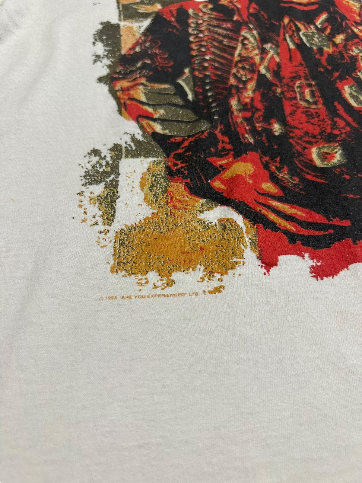 Band Tees × Vintage Vintage 1993 Jimi Hendrix On The Road Again Shirt Size US XL / EU 56 / 4 - 3 Thumbnail
