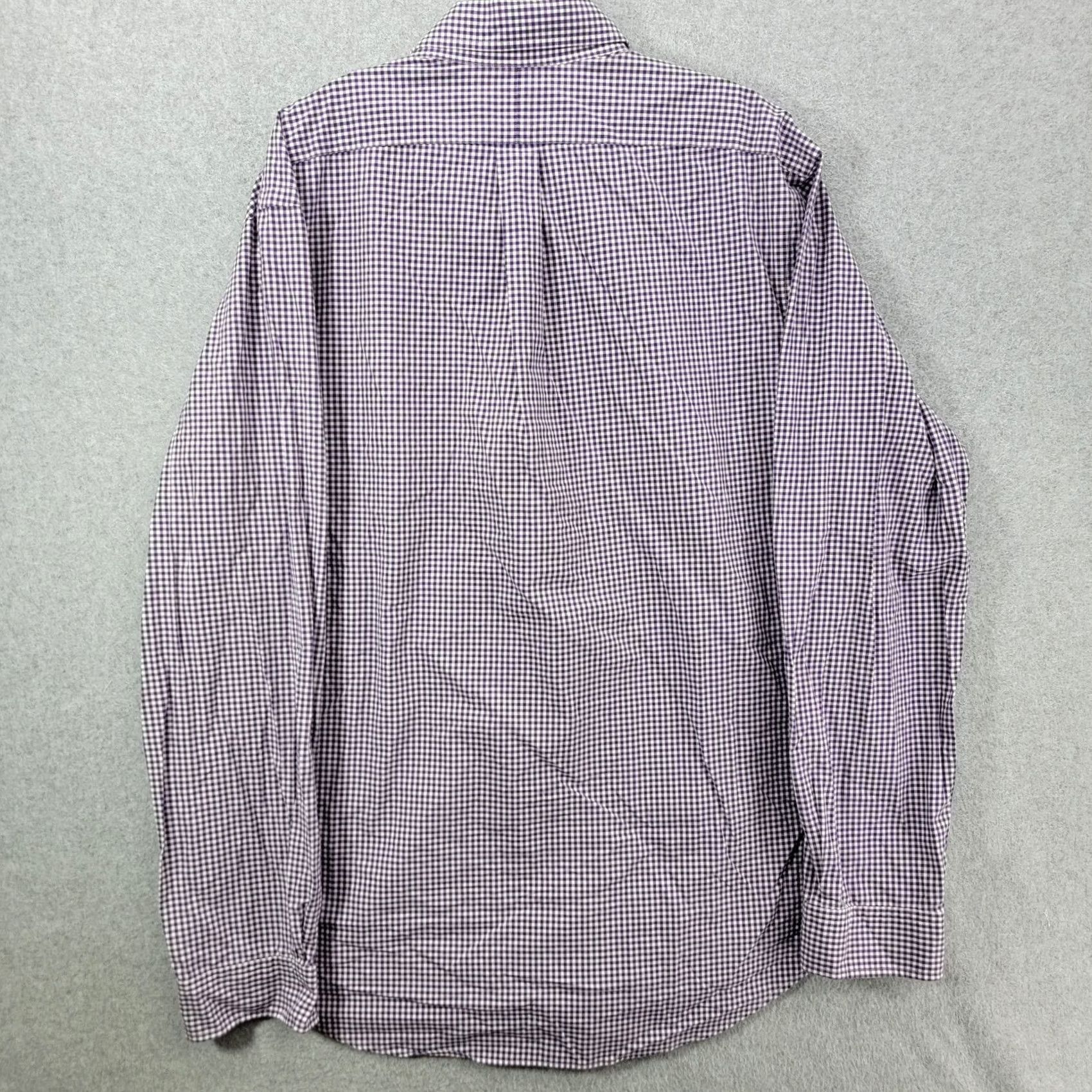 Polo Ralph Lauren Polo Ralph Lauren shirt Mens XL Purple White Check Western casual button up Size US XL / EU 56 / 4 - 6 Thumbnail
