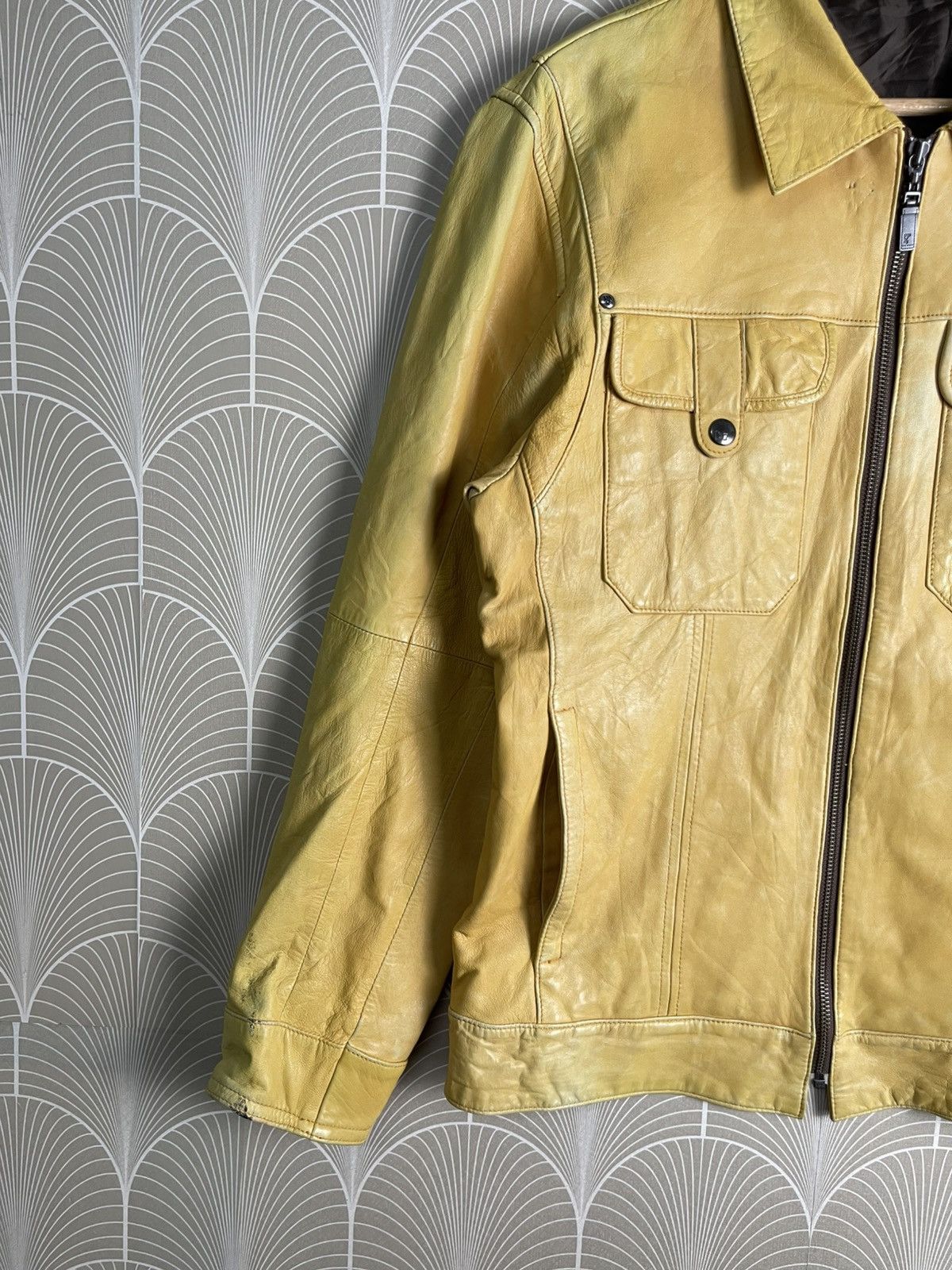 Designer × Japanese Brand × Vintage VINTAGE BARASSI MILANO LEATHER CHORE JACKET RARE Size US M / EU 48-50 / 2 - 3 Thumbnail