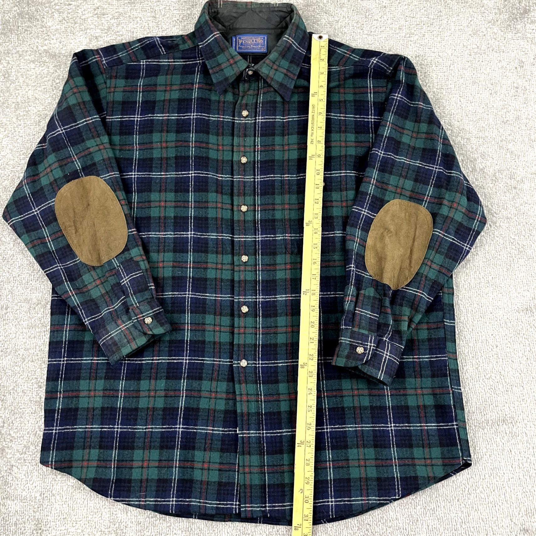 Pendleton VINTAGE Pendleton Shirt Mens XL Tartan Wool Button-Up Long Sleeve Hiking USA Size US XL / EU 56 / 4 - 3 Thumbnail