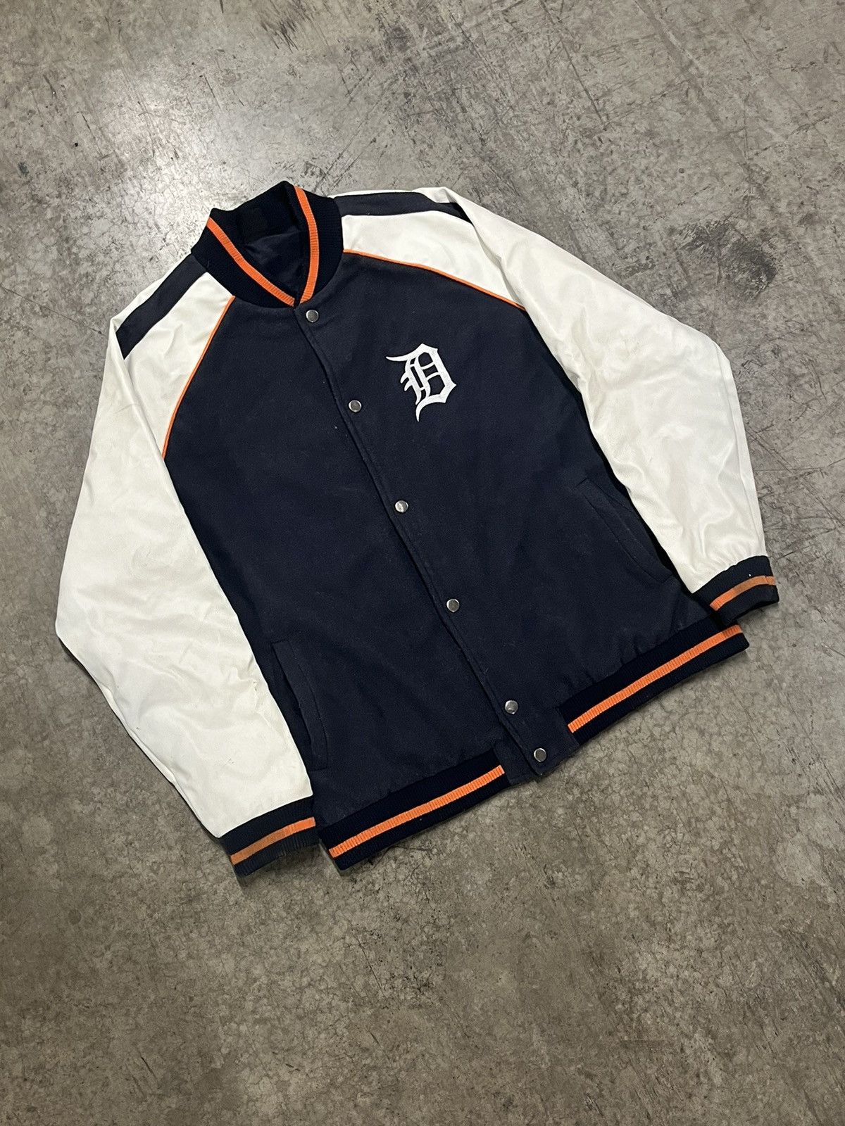 Vintage Detroit tigers vintage mlb jacket baseball varsity rare hype Size US L / EU 52-54 / 3 - 4 Thumbnail