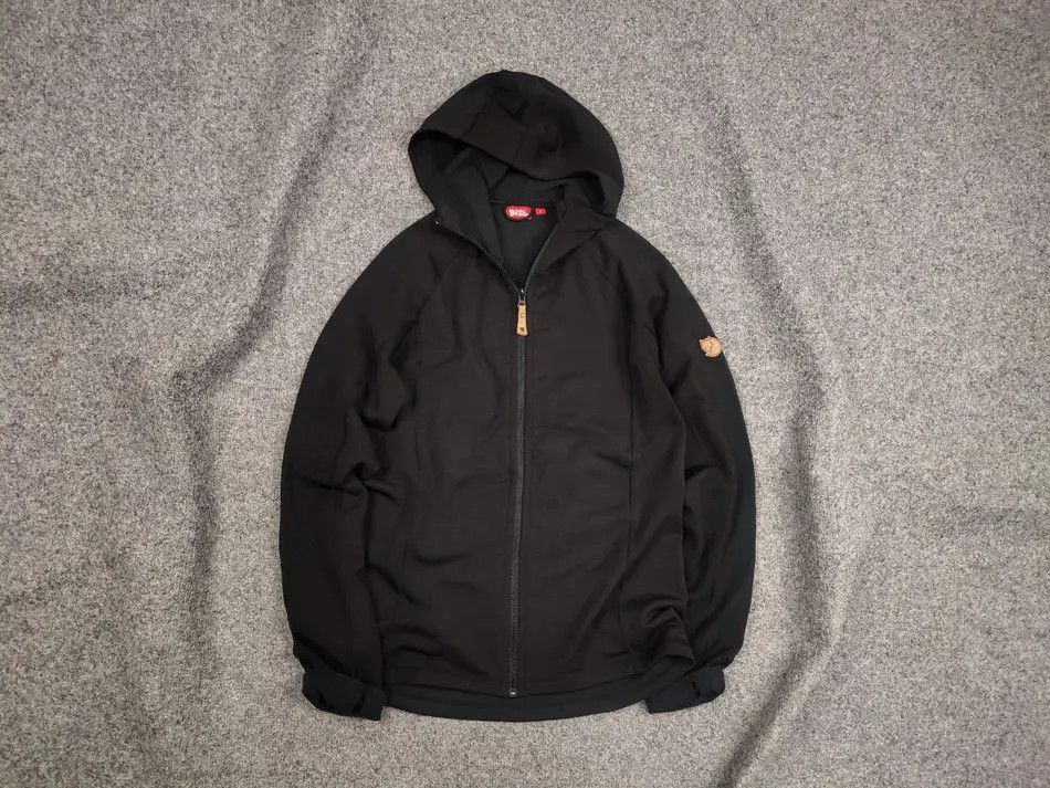 Fjallraven Fjallraven tur fleece Wool Blend Logo Zip Women's Hoodie Size S / US 4 / IT 40 - 1 Thumbnail