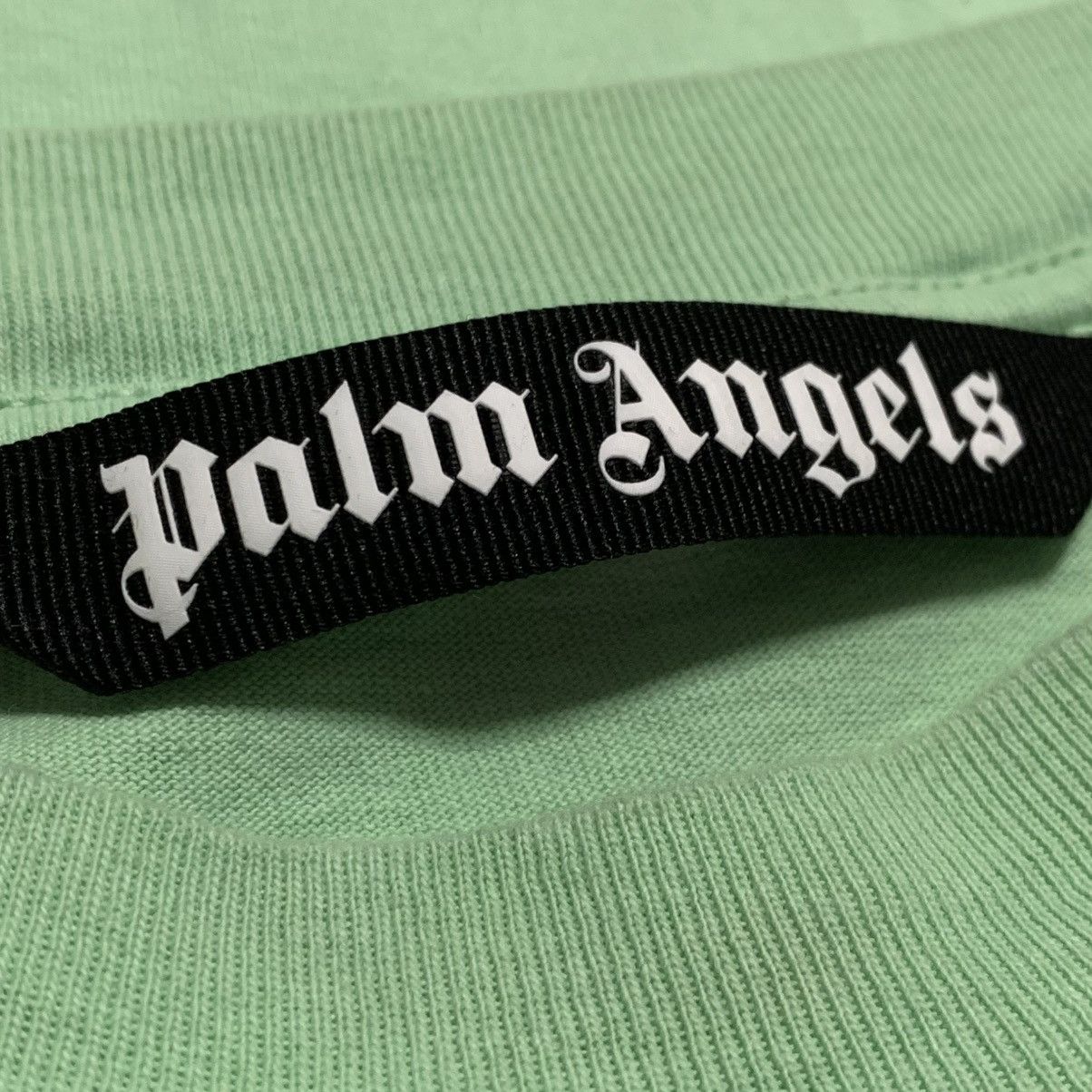 Palm Angels Palm Angels Large Tee Sketchy Douby Classic Mint Green Size US L / EU 52-54 / 3 - 4 Thumbnail