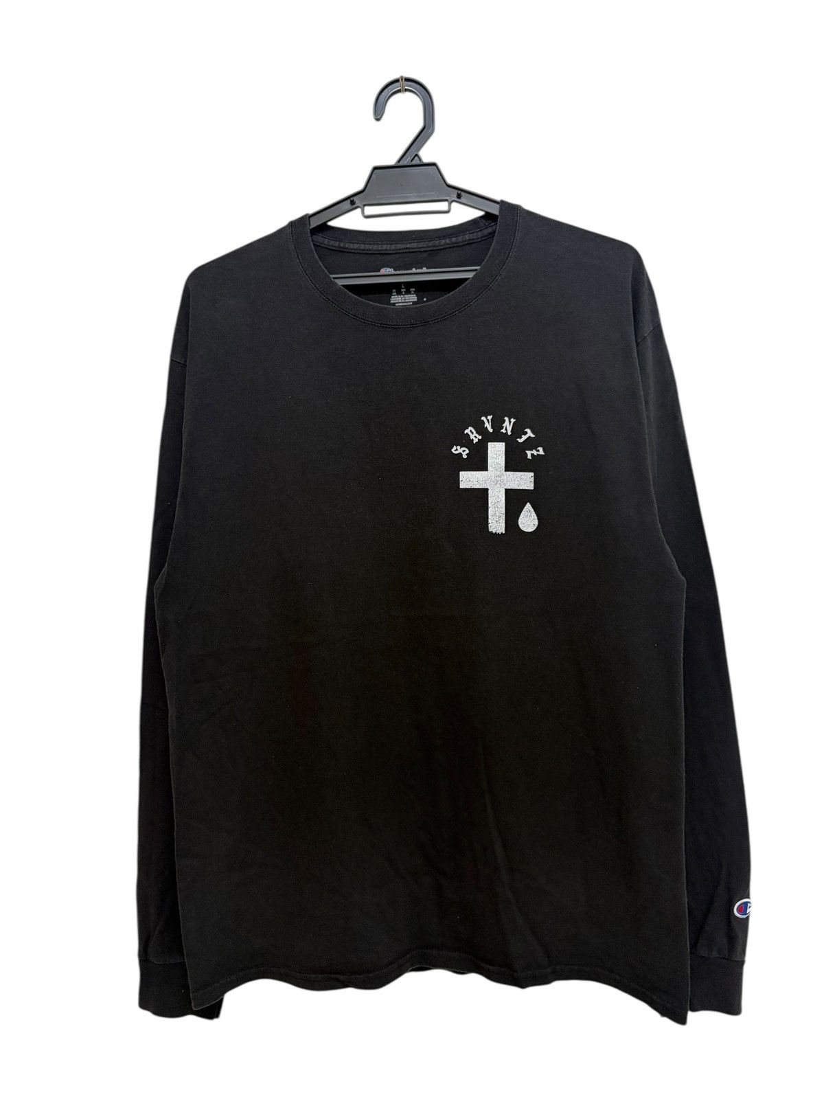 Champion DOPE 🔥 SRVNTZ BIG BACK THE SACRED HEART JESUS GRAPHICAL TEE Size US L / EU 52-54 / 3 - 1 Thumbnail