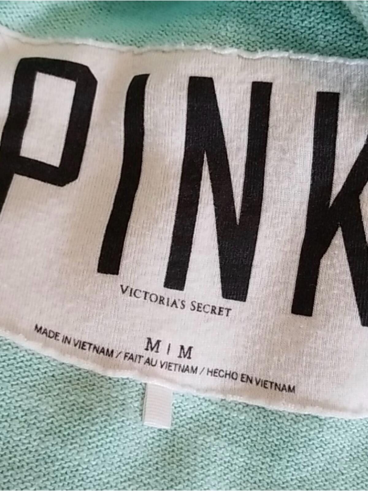 Pink Pink Victoria Secret Aqua Hooded Pullover Size M / US 6-8 / IT 42-44 - 3 Thumbnail
