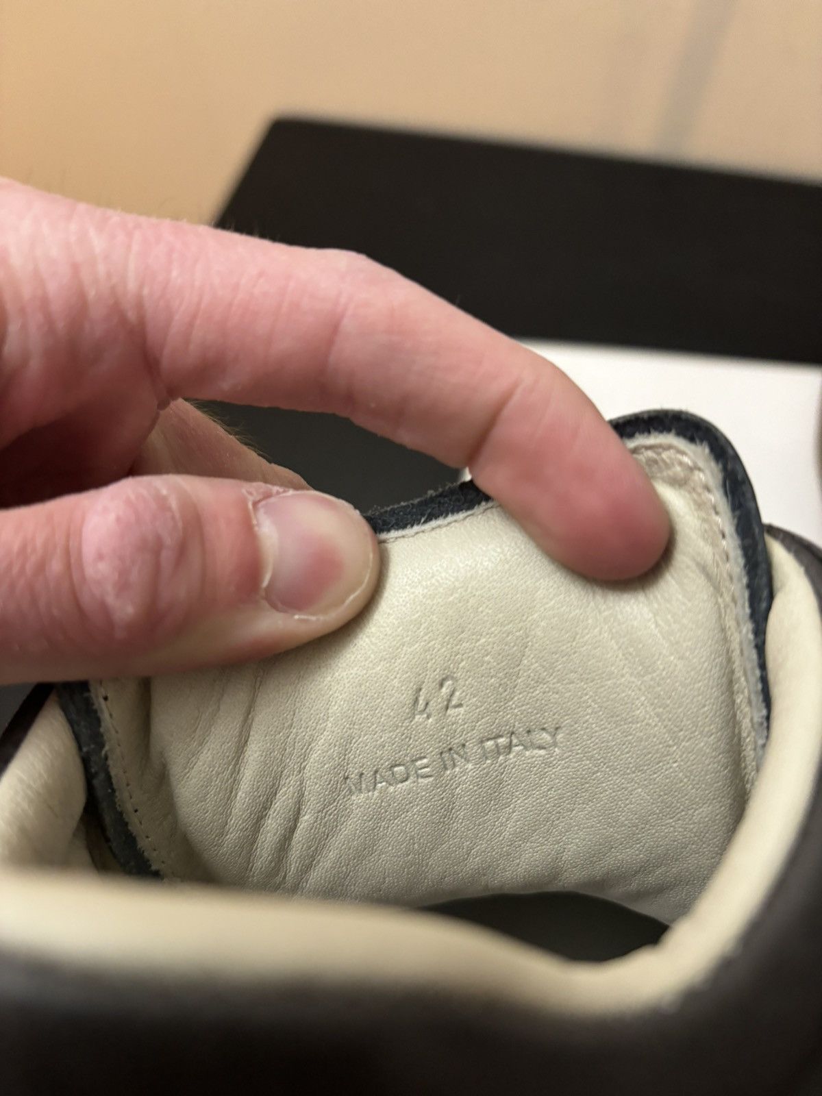 Maison Margiela Maison Margiela GAT Replica Strap High Leather Sneakers Size US 9 / EU 42 - 8 Thumbnail