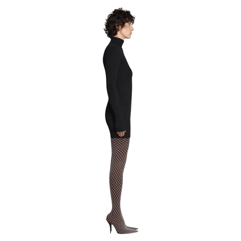Balenciaga o1w1db10425 Seamless Fitted Sweater in Black Size XL / US 12-14 / IT 48-50 - 3 Thumbnail