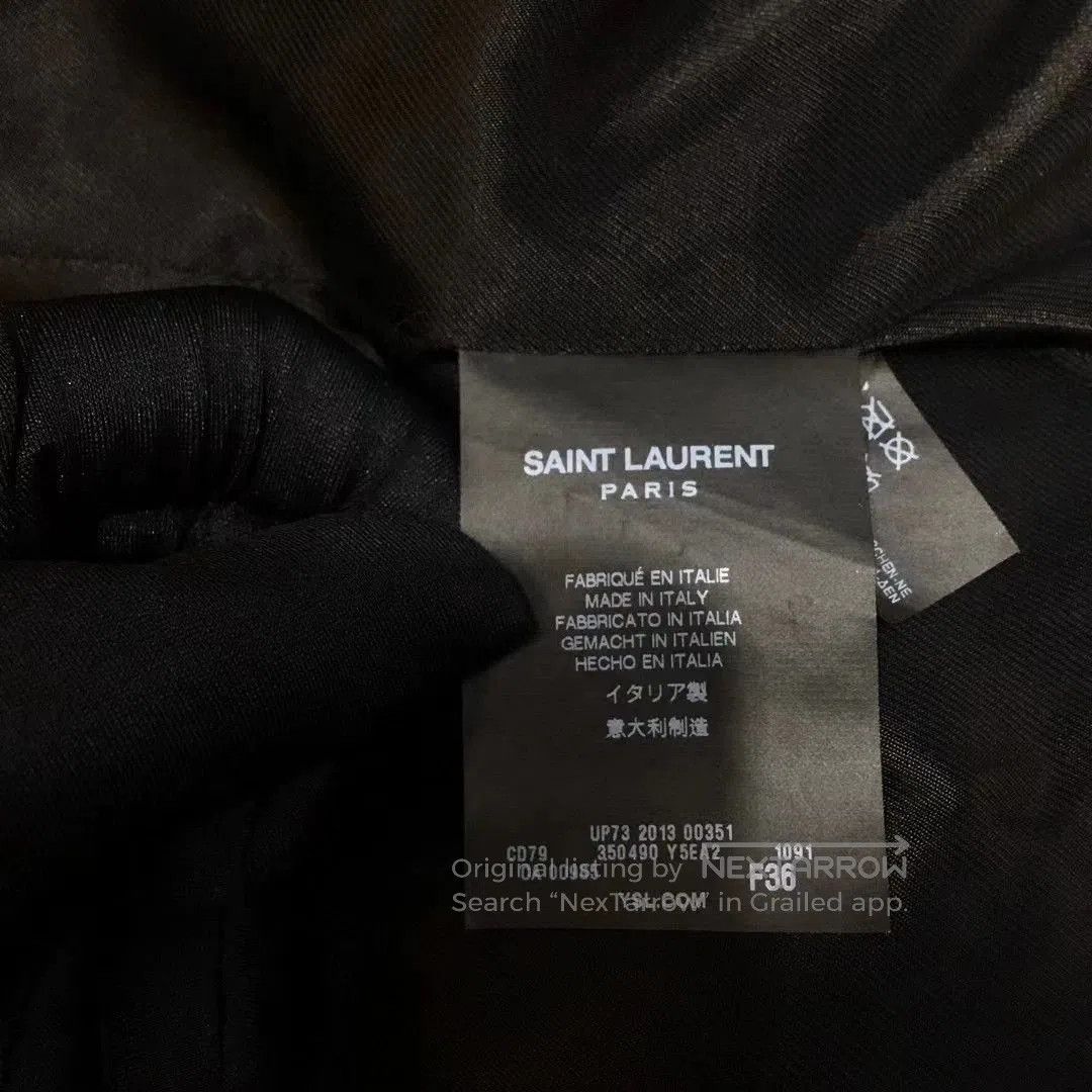 Saint Laurent Paris Saint Laurent Black Leather Jacket. Size XS / US 0-2 / IT 36-38 - 7 Thumbnail