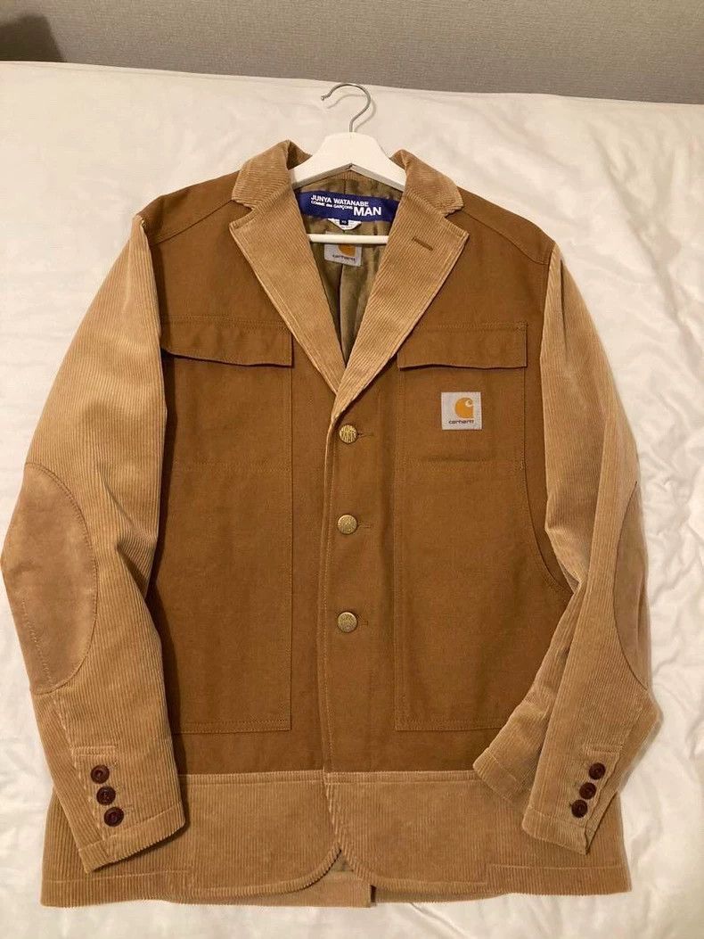 Comme des Garcons Comme Des Garcons Corduroy paneled jacket jacket Size US XS / EU 42 / 0 - 1 Thumbnail