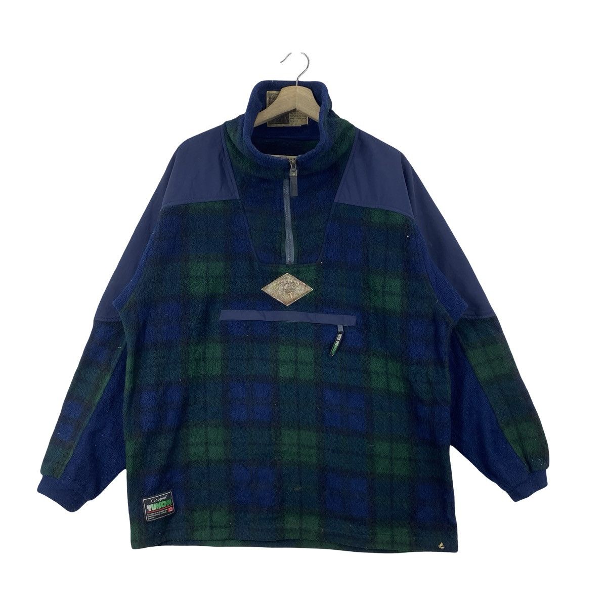 Camel Vintage CAMEL TROPHY ADVENTURE Wear Blackwatch Plaid Fleece Size US L / EU 52-54 / 3 - 3 Thumbnail
