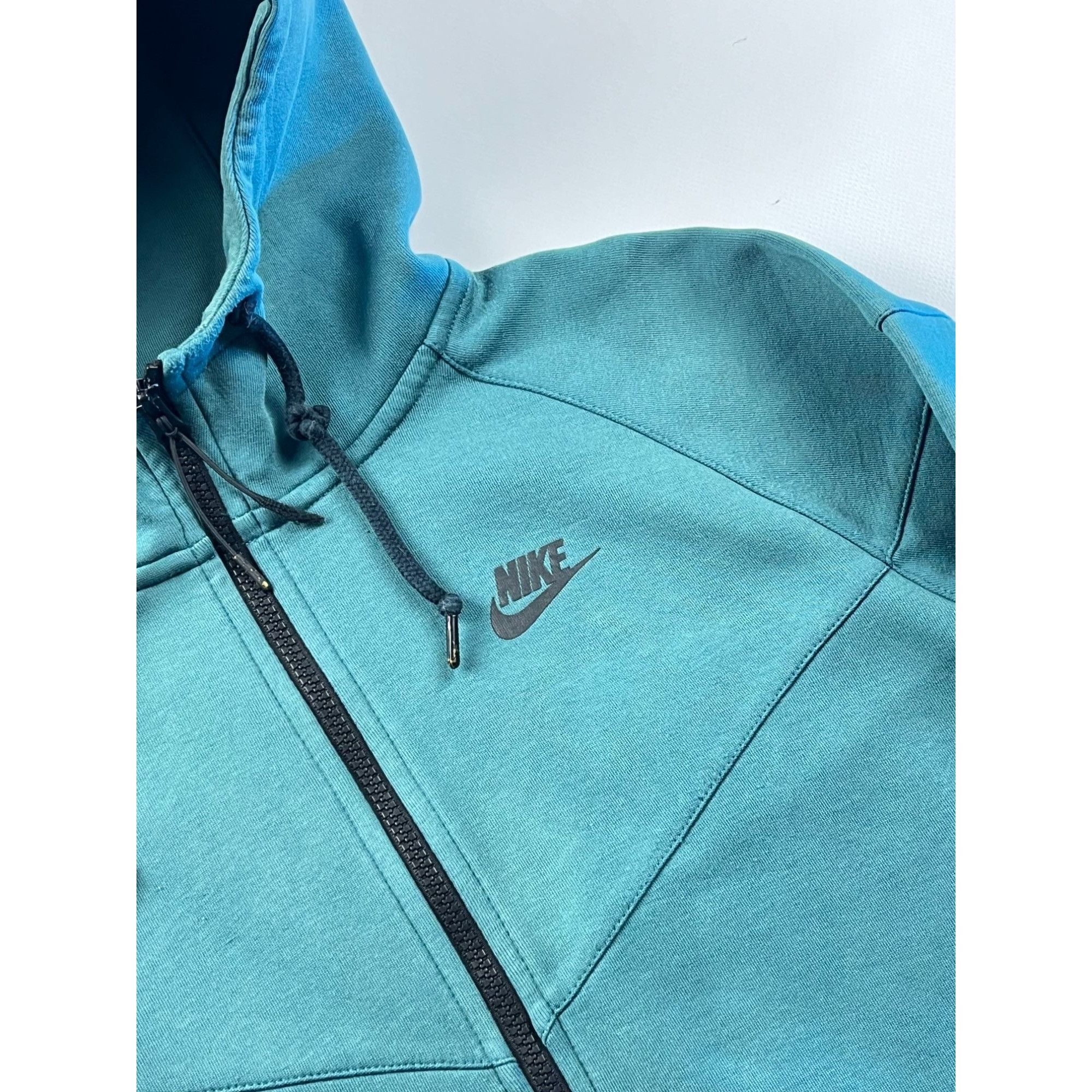Nike × Vintage Drill y2k Nike Tech Fleece Fresh Teal Green Size US S / EU 44-46 / 1 - 3 Thumbnail