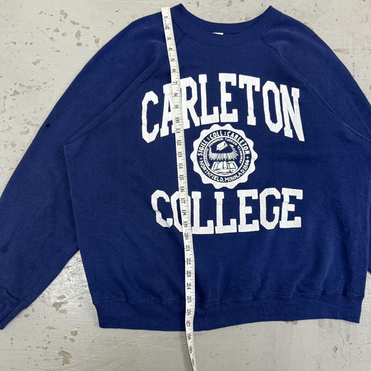 Vintage Vintage 70s 80s Carleton College University Sweatshirt Size US L / EU 52-54 / 3 - 7 Thumbnail