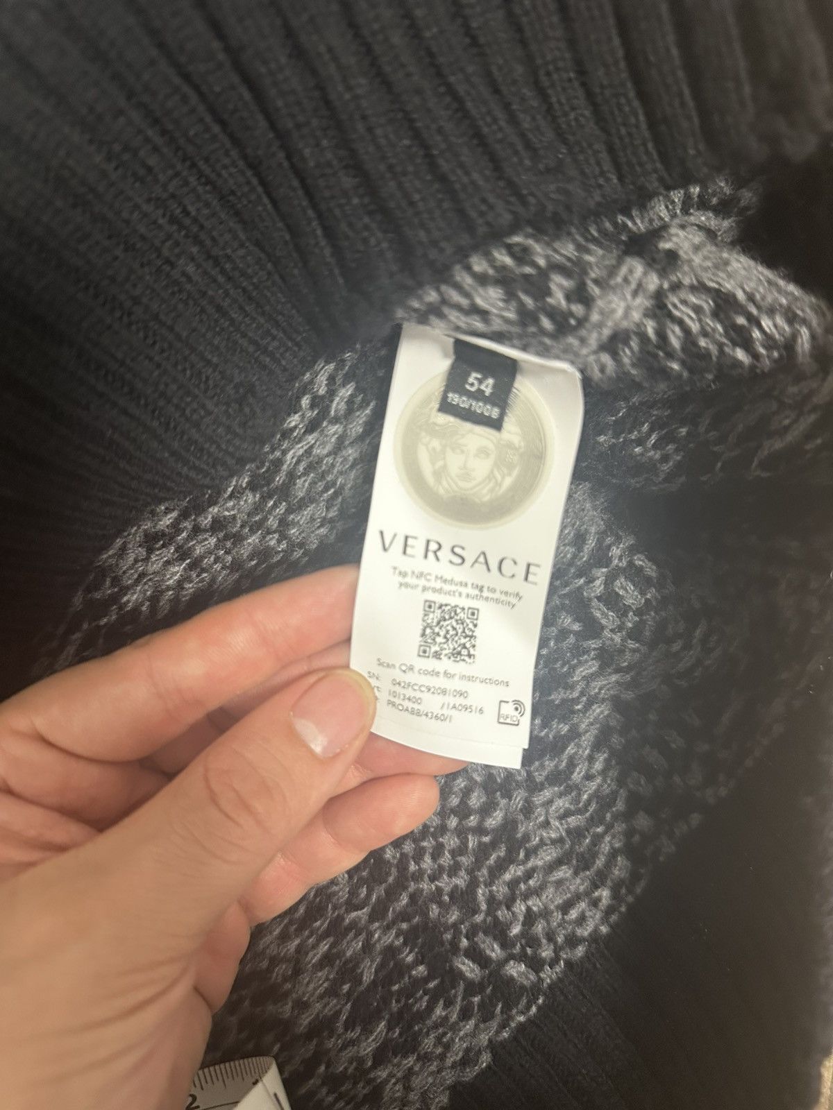 Versace Versace Barocco Knit Sweater Size US L / EU 52-54 / 3 - 7 Thumbnail