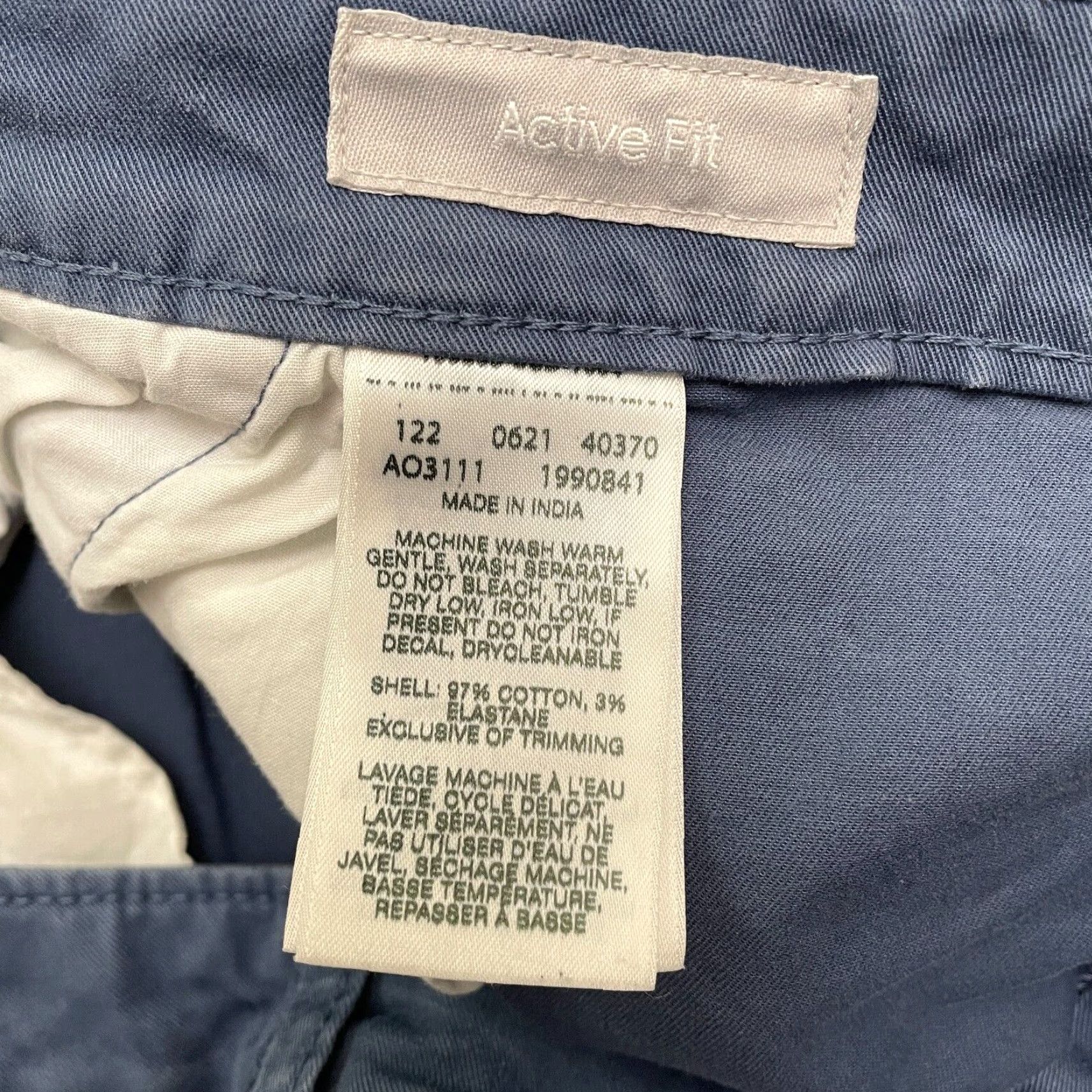 Vintage Columbia ROC Active Fit Pants Mens 40x30 Blue Straight Leg Cotton Outdoor Work Size US 42 / EU 58 - 7 Thumbnail